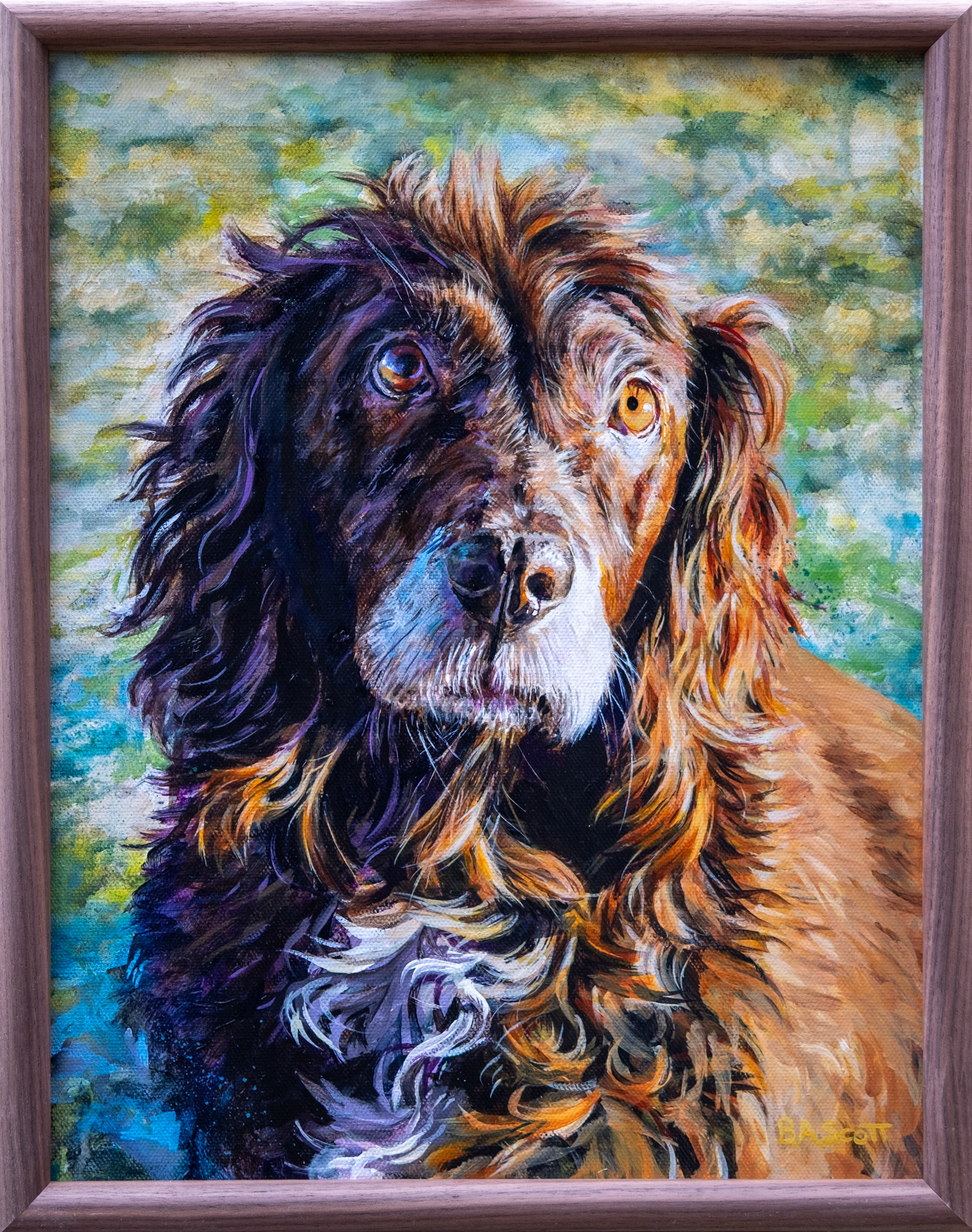 Acrylic on canvas panel