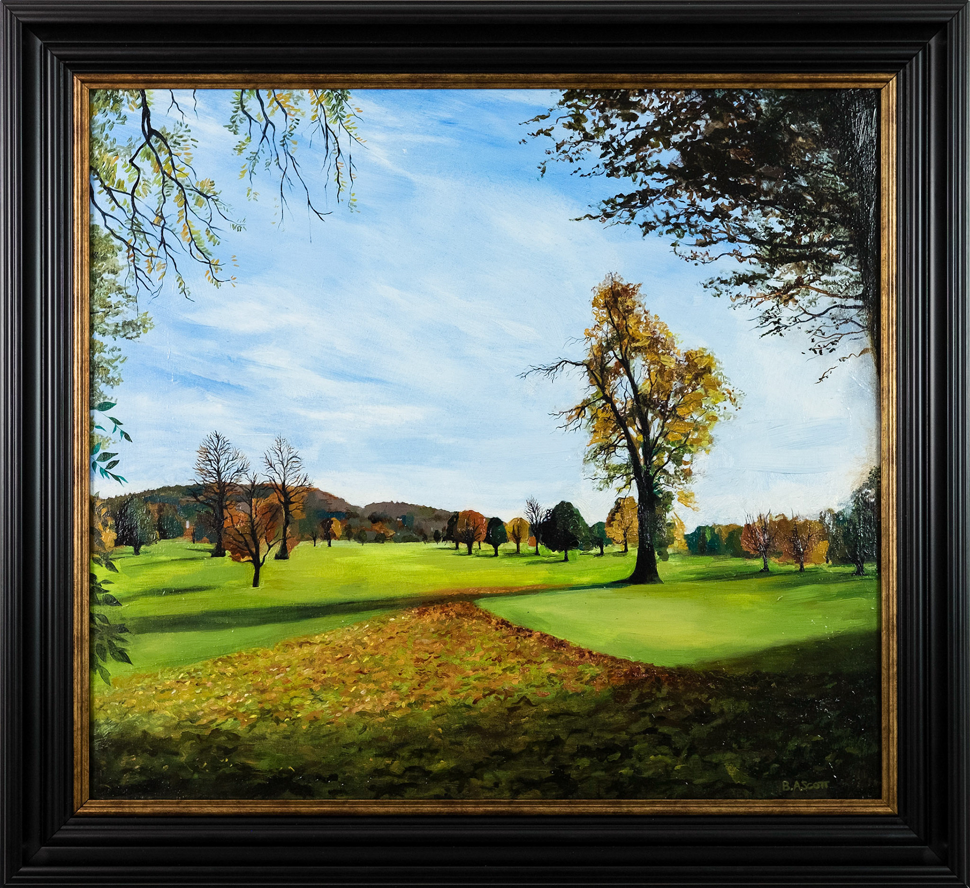 North Inch, oil on canvas