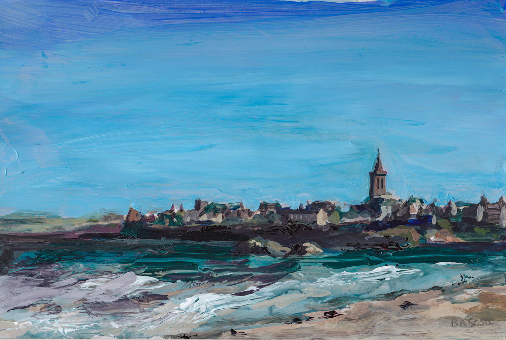 St. Andrew's, acrylic on aluminium