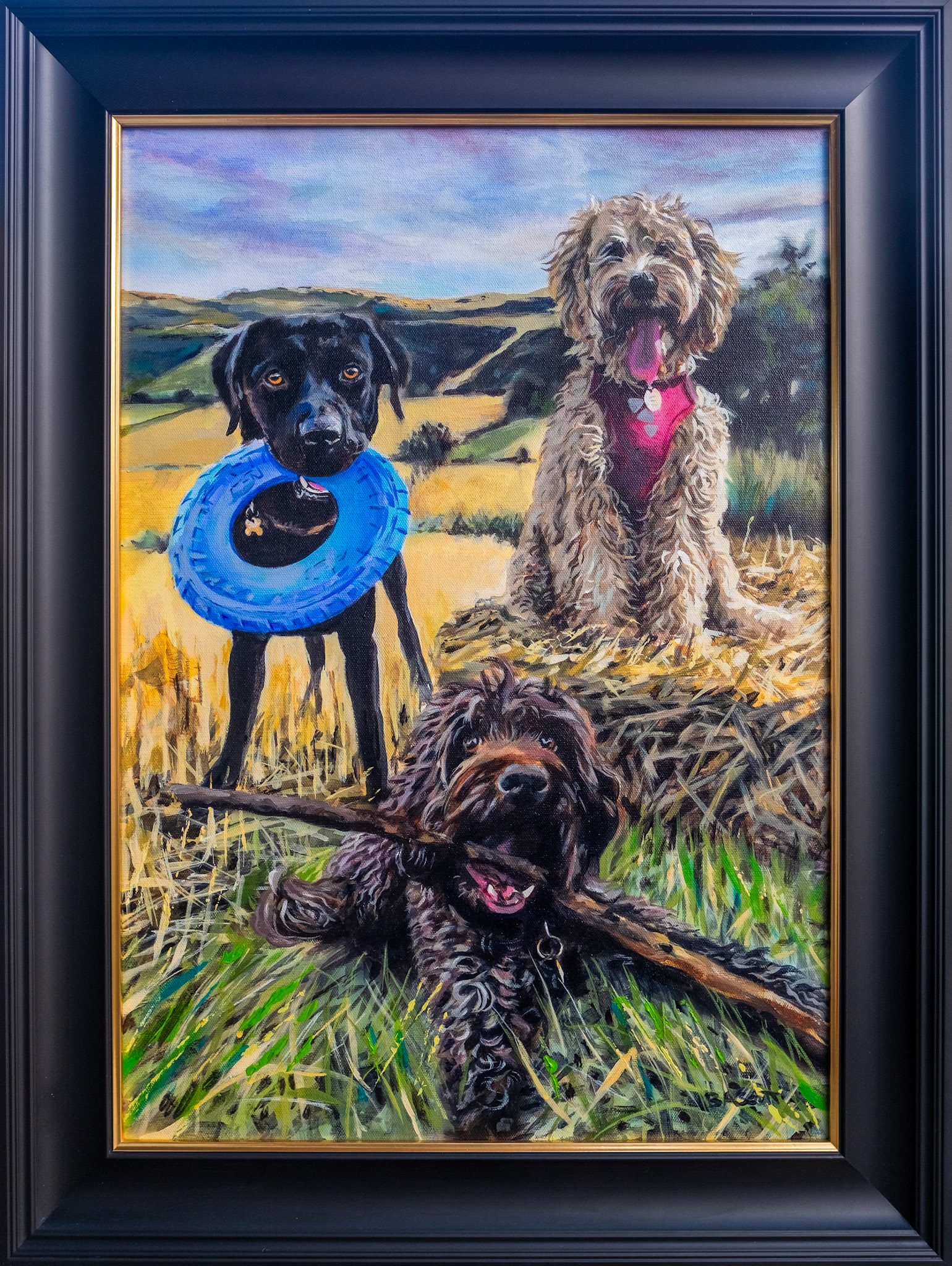 Acrylic on canvas panel