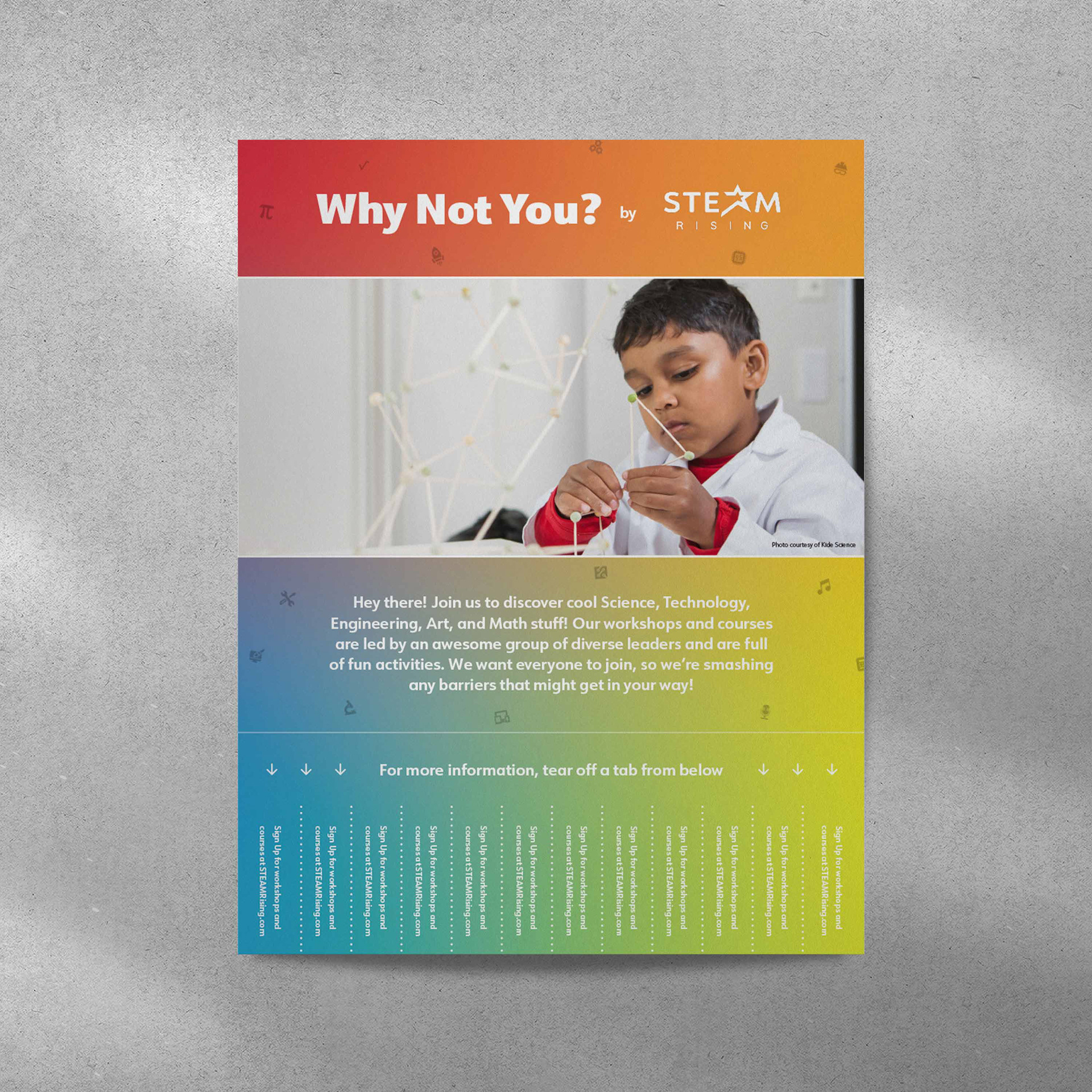 STEAM Rising 8.5x11 Flyer for Children 2