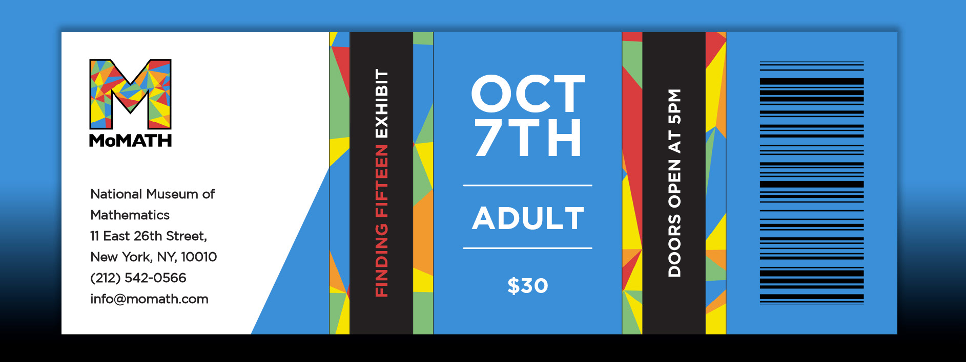 MoMATH Ticket Series