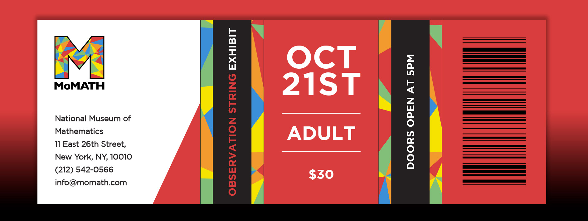 MoMATH Ticket Series