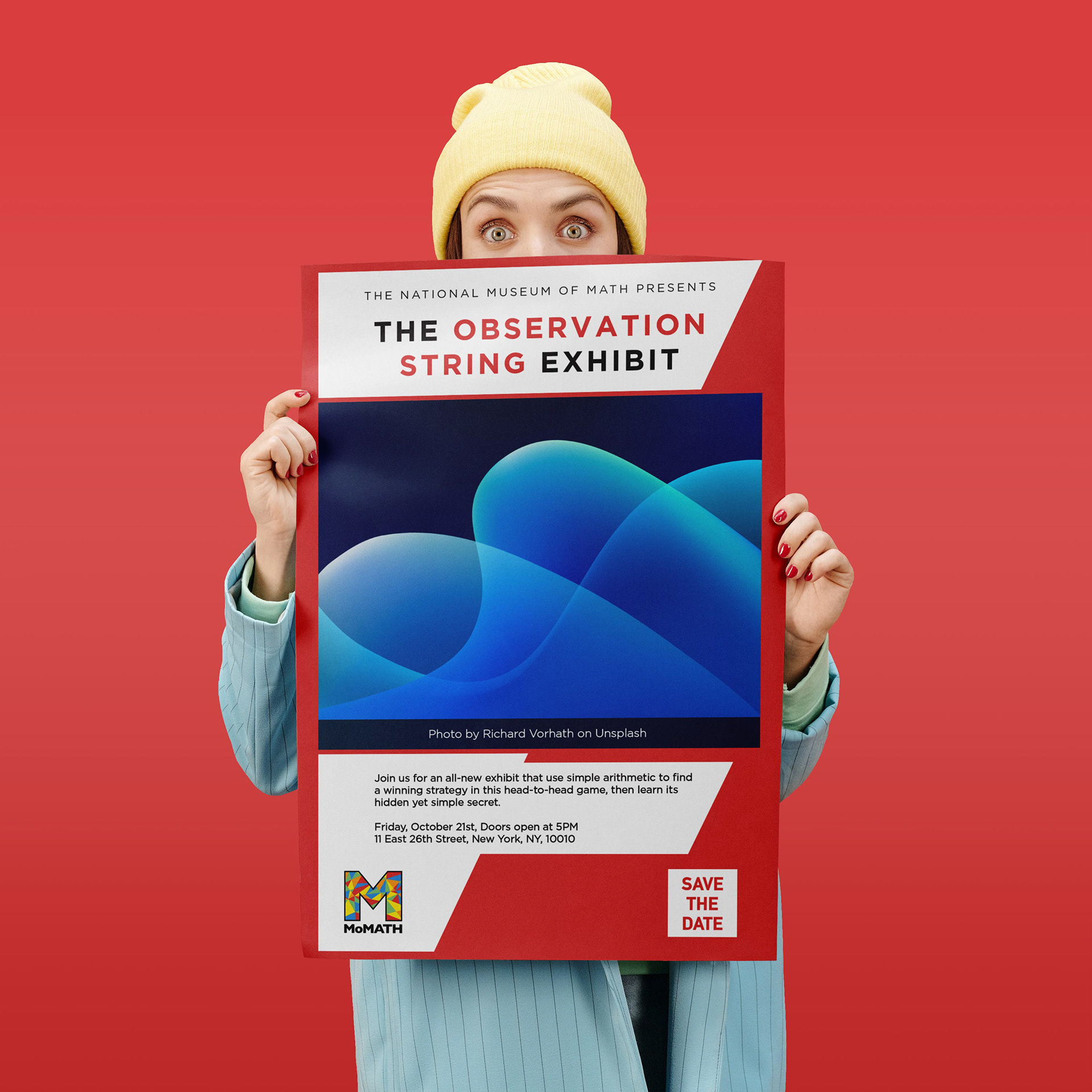 MoMATH Poster Advertisement