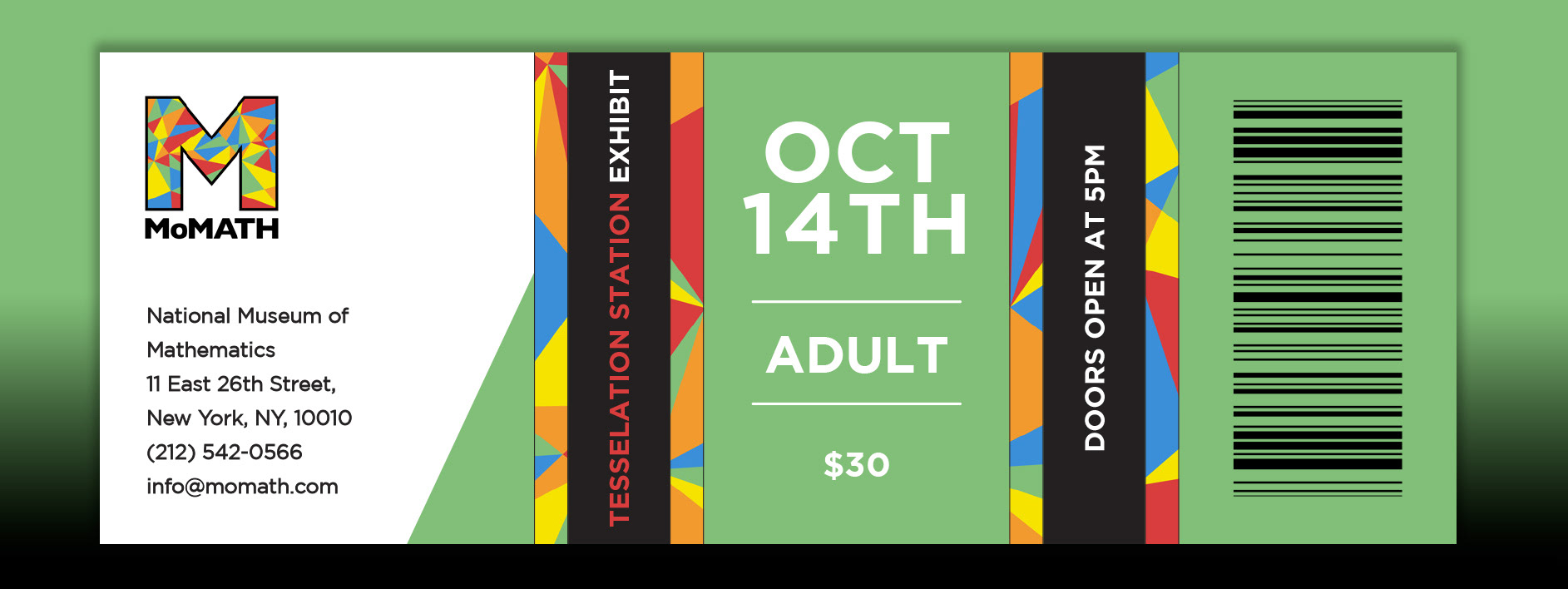 MoMATH Ticket Series
