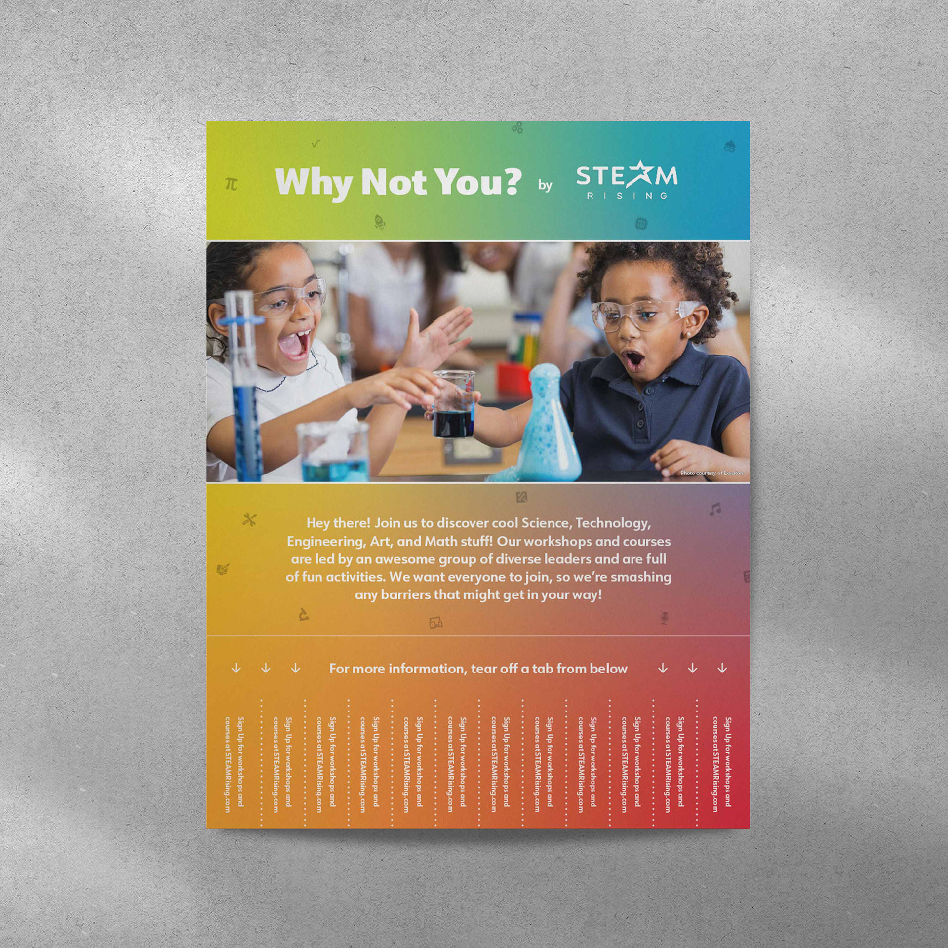 STEAM Rising 8.5x11 Flyer for Children 1