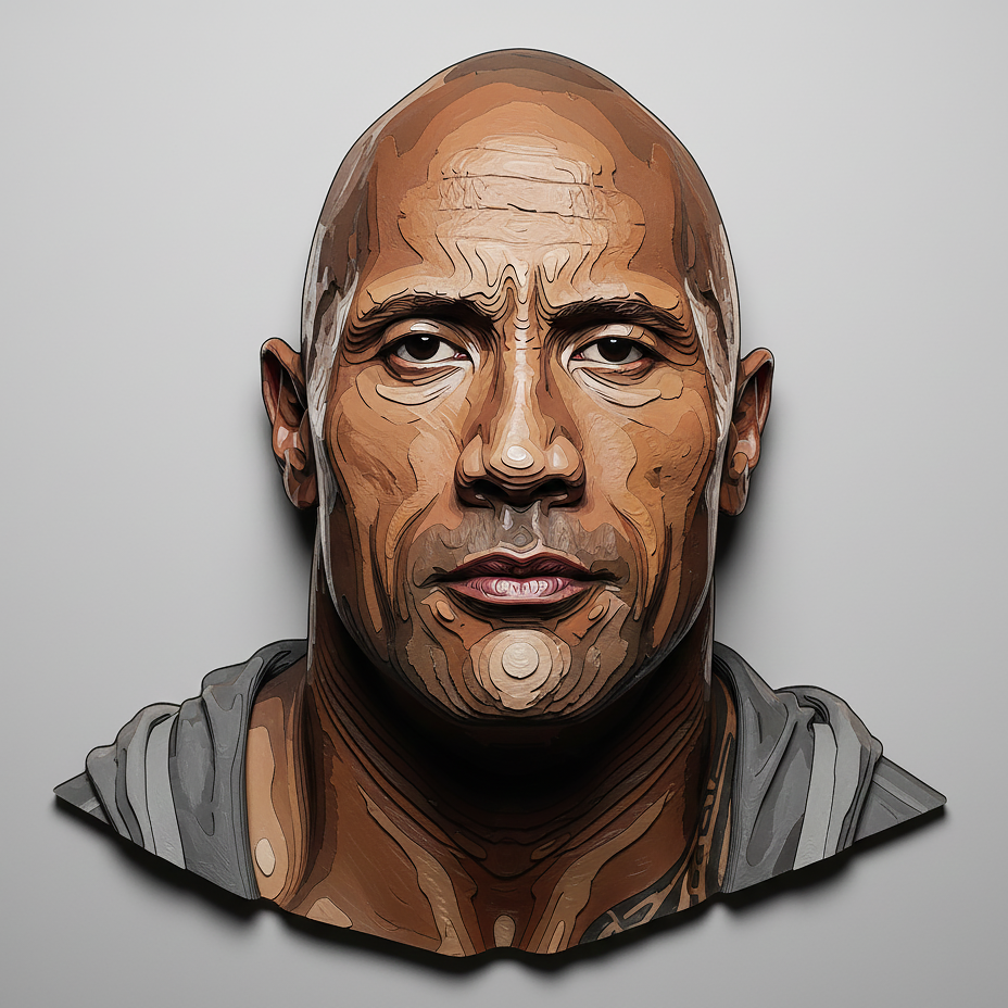 The Rock Shadows cast across layered relief under directional lighting revealing depth