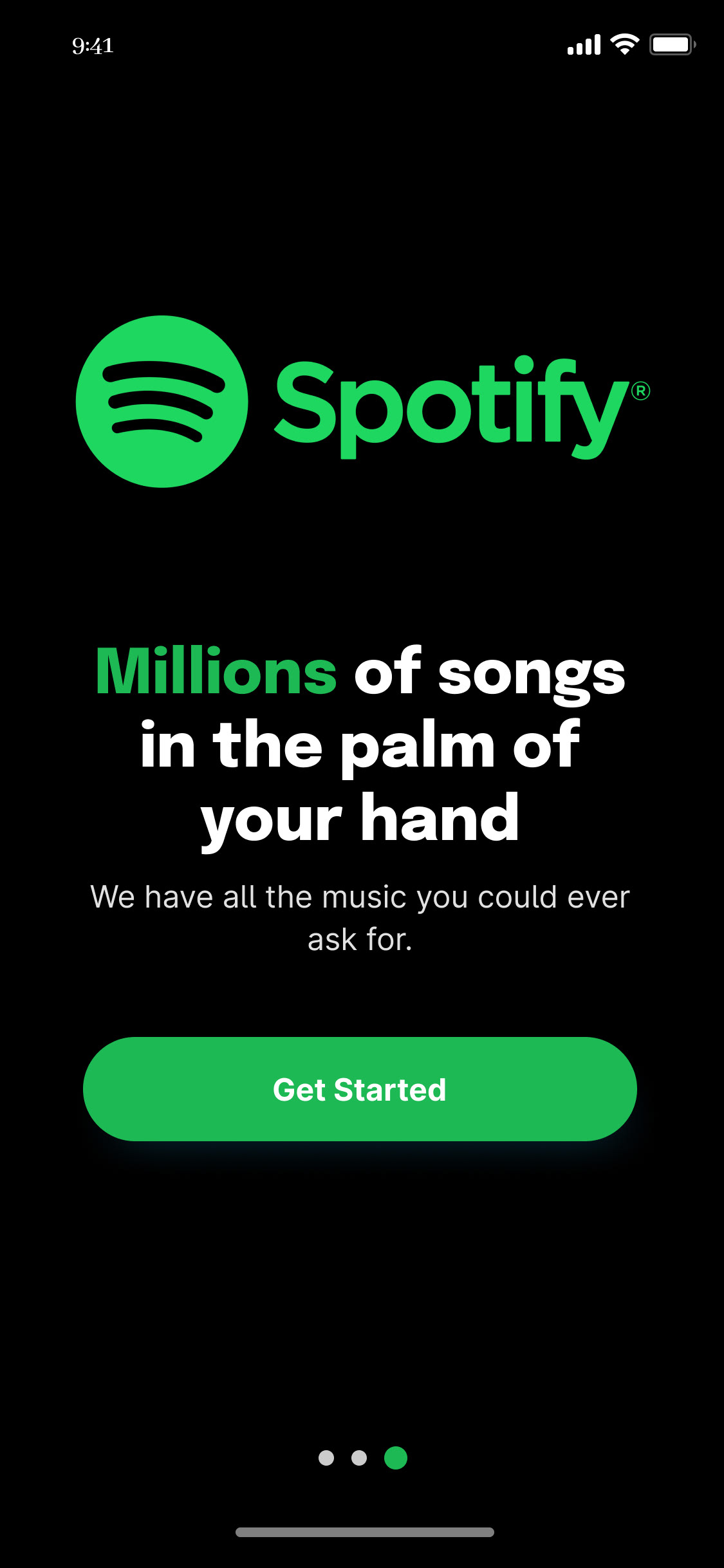 Welcome Page, Wanted to keep it simple and enticing, while using the brands colors to emphasize key selling points