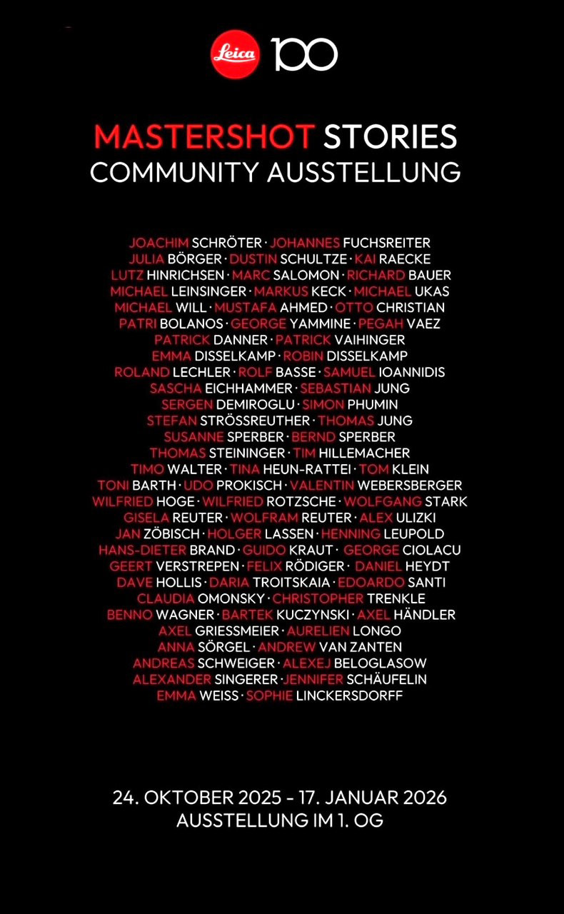 Leica Galerie Nürnberg Ausstellung 24.10.25 - 17.01.26
