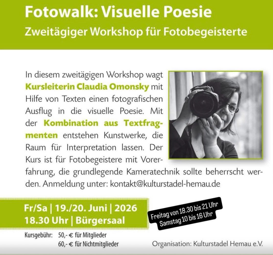 Workshop Kulturstadel Hemau