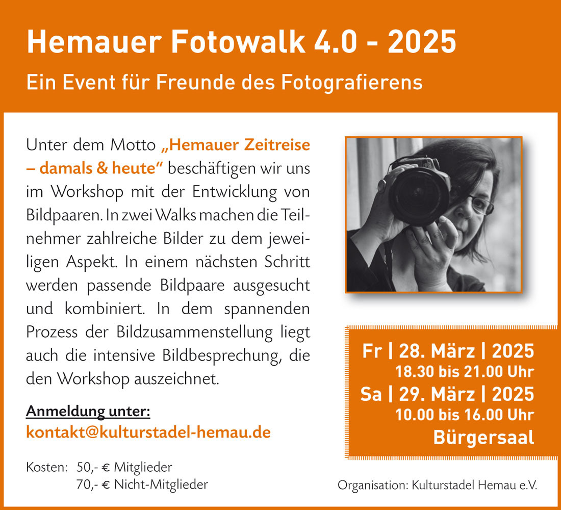 Workshop für Kulturstadl Hemau e.V.