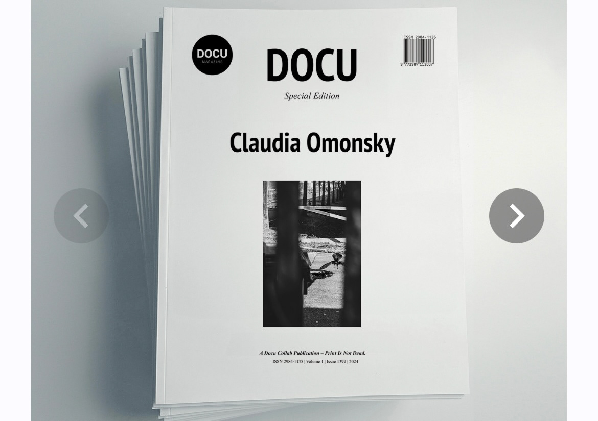 Heft kaufen unter https://docuspecials.com/shop/claudia-omonsky