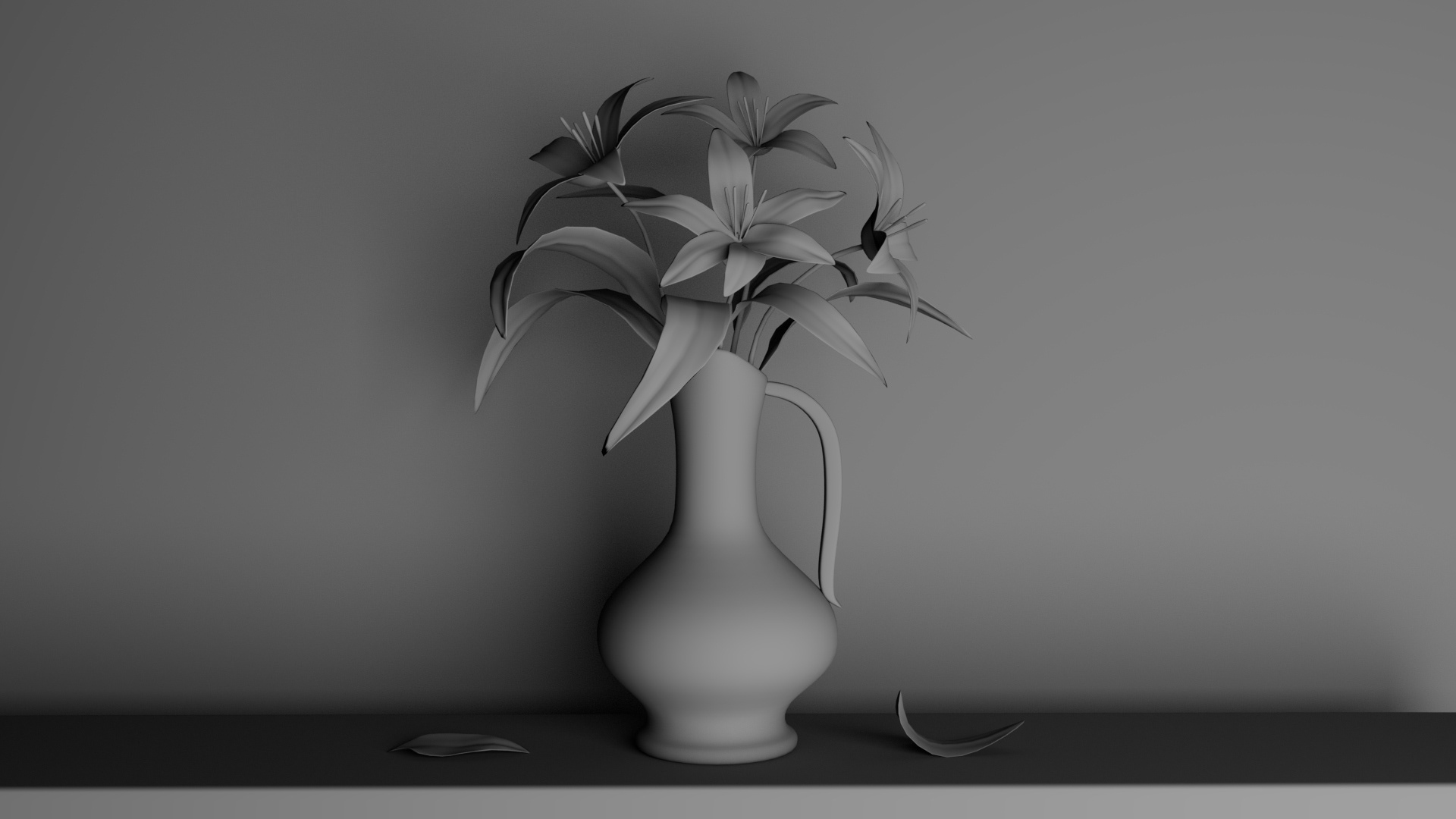 Flower Vase Still Life (Modelling)
