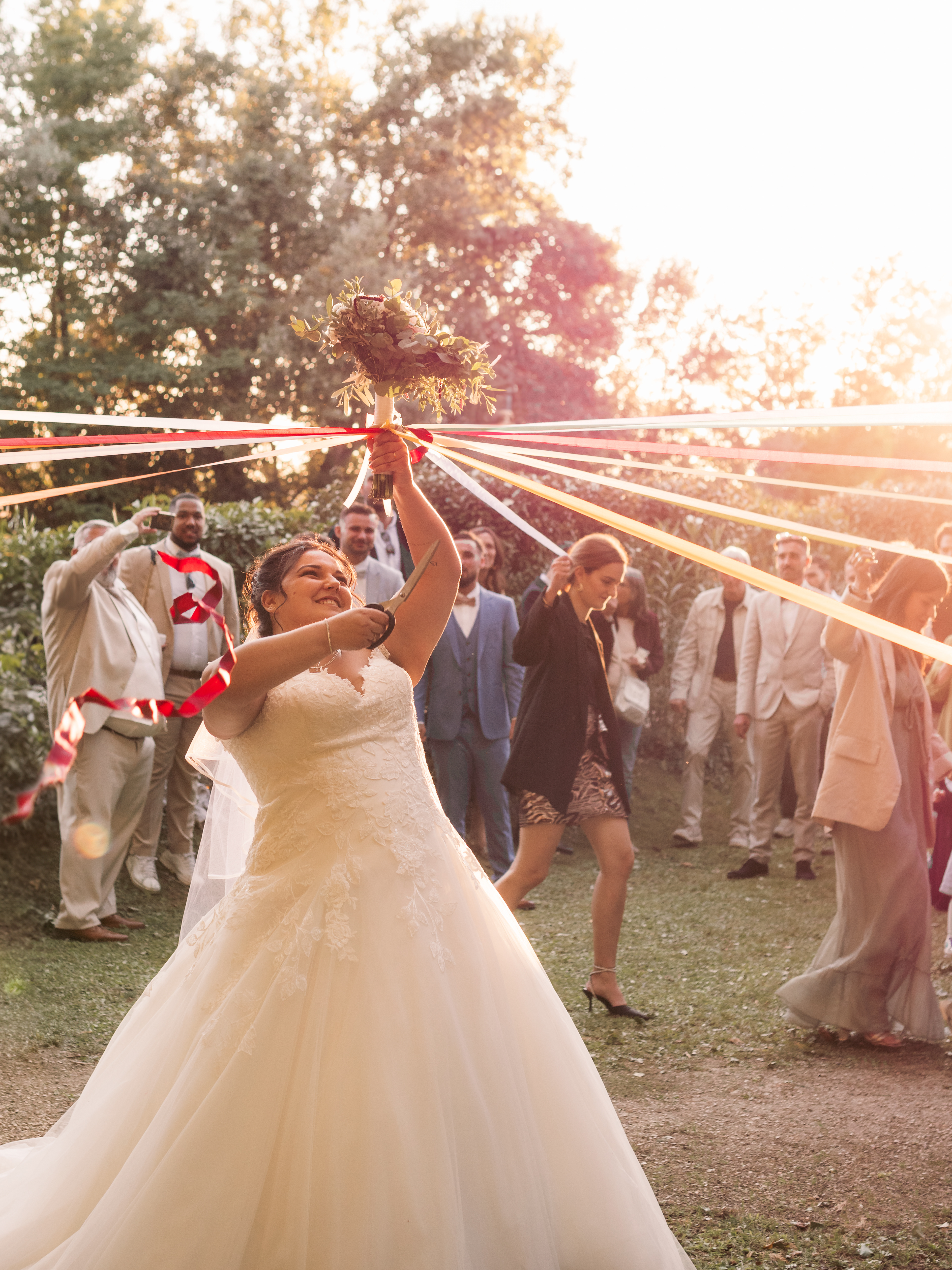 jeu du ruban - mariage en Provence