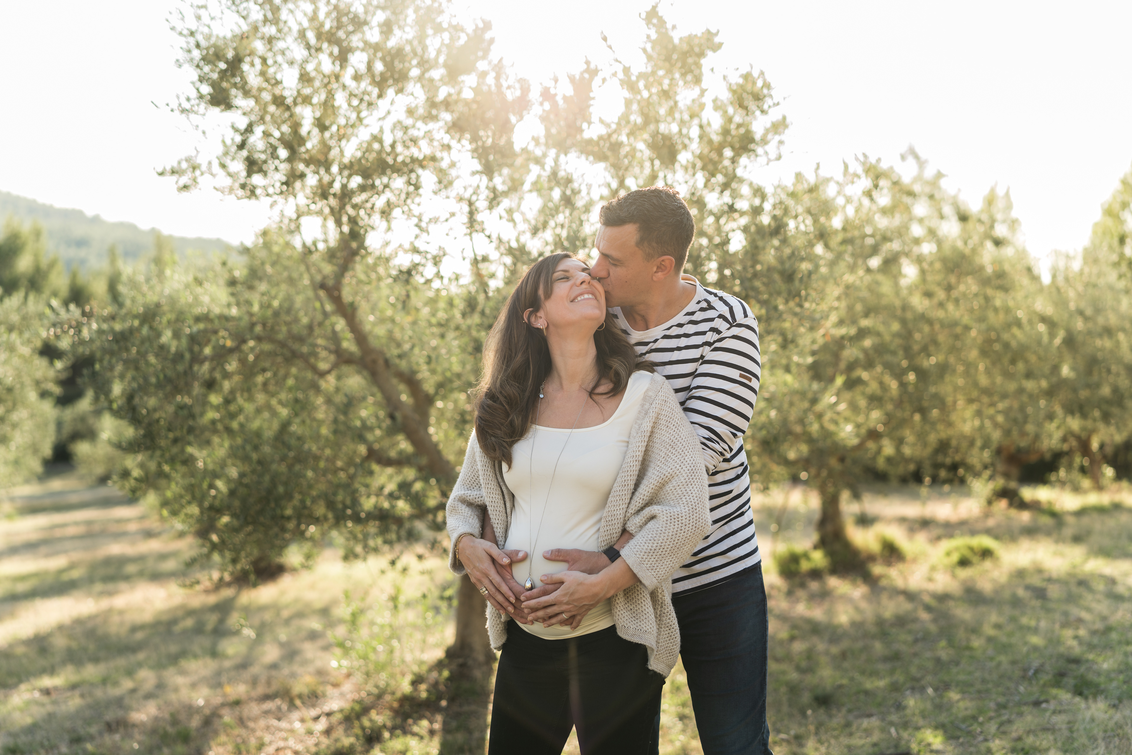 séance photo dans les oliviers - Sainte Victoire