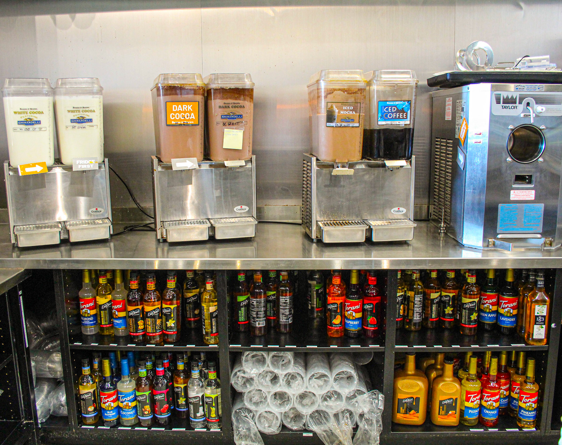 Flavor Station at Beans and Brew