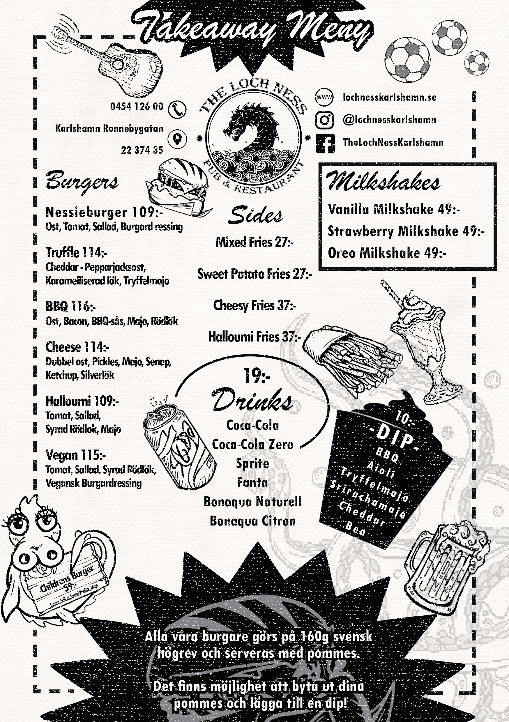 Takeaway Menu