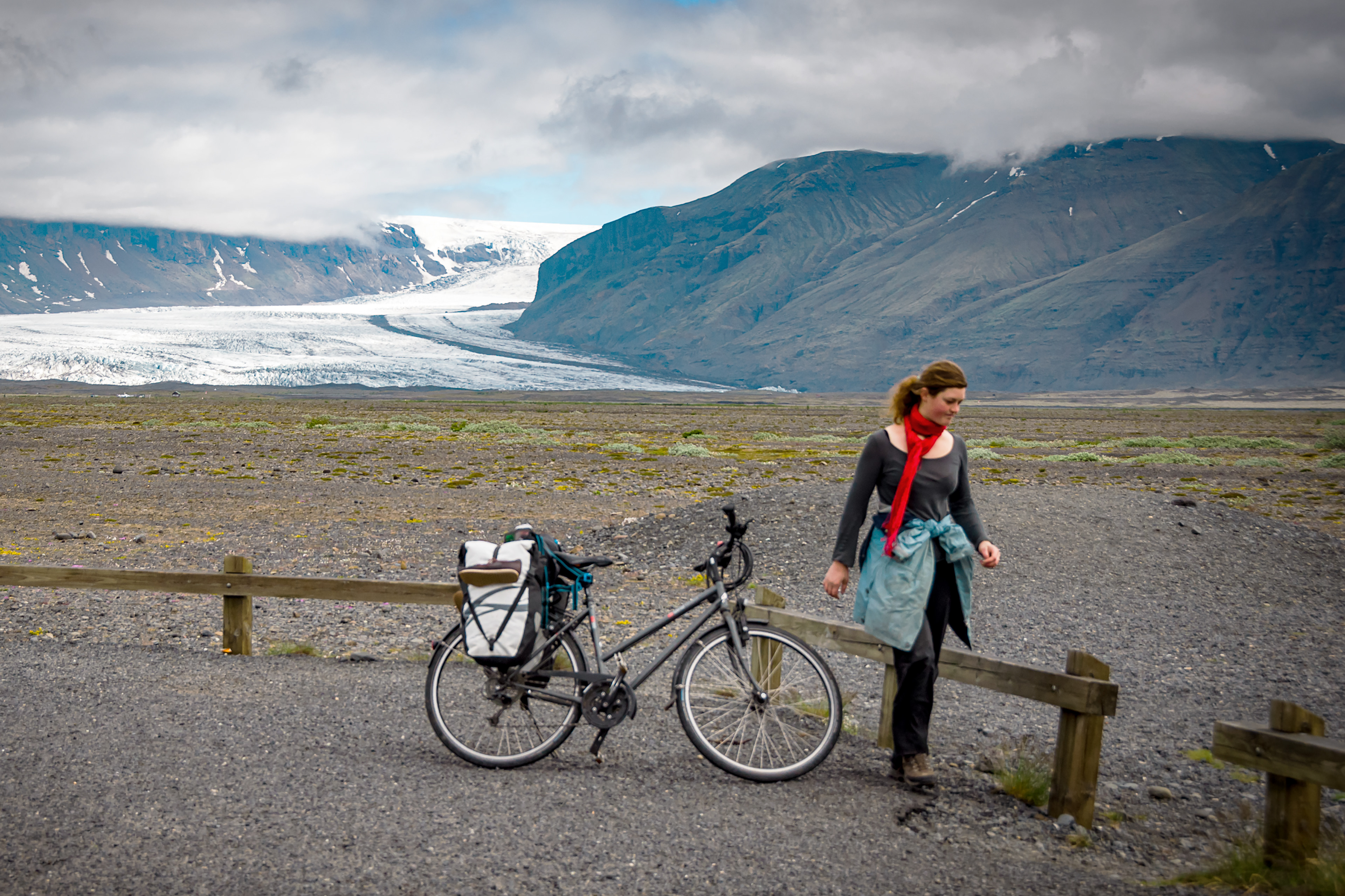 Le glacier à Vélo