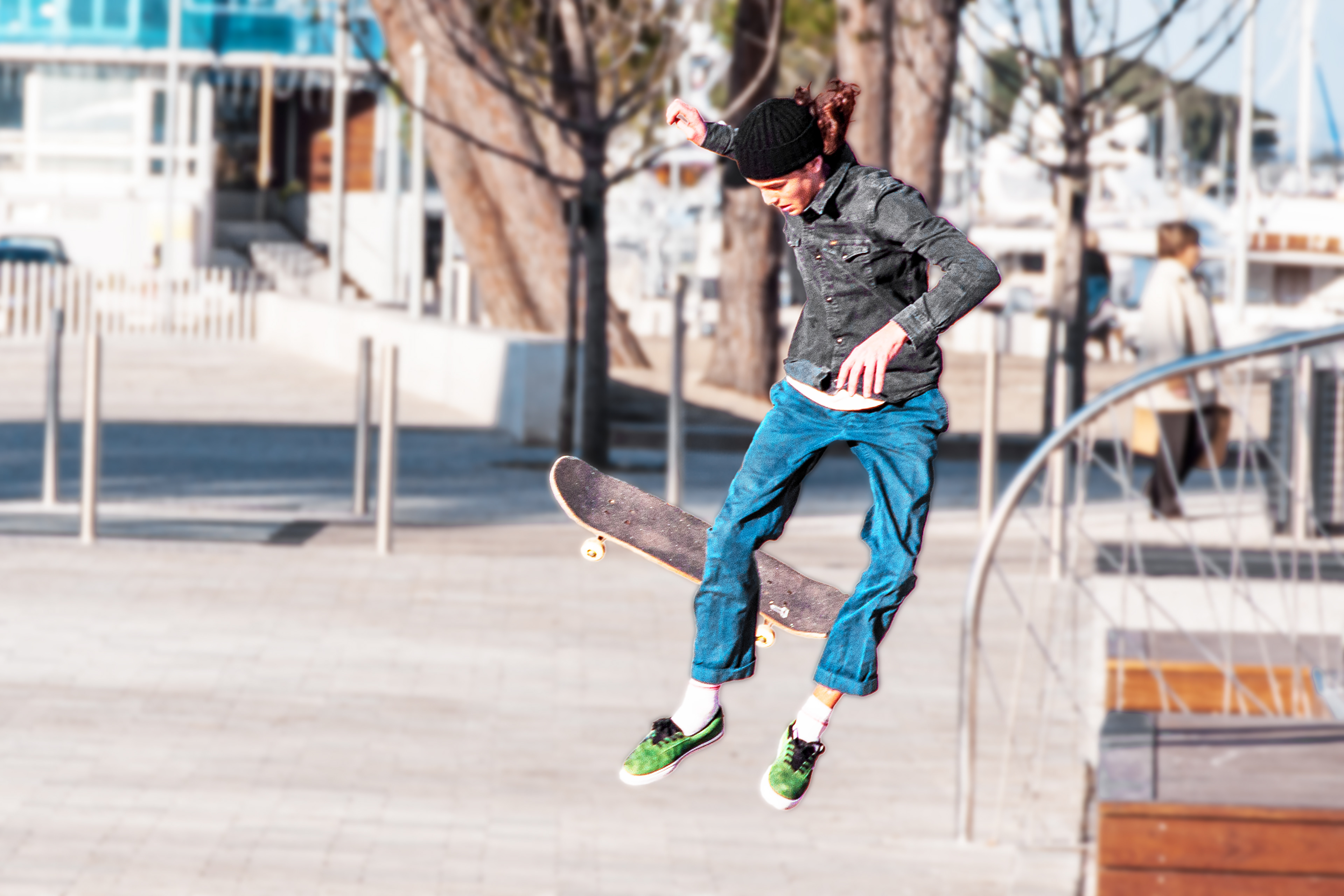 Saut à skate