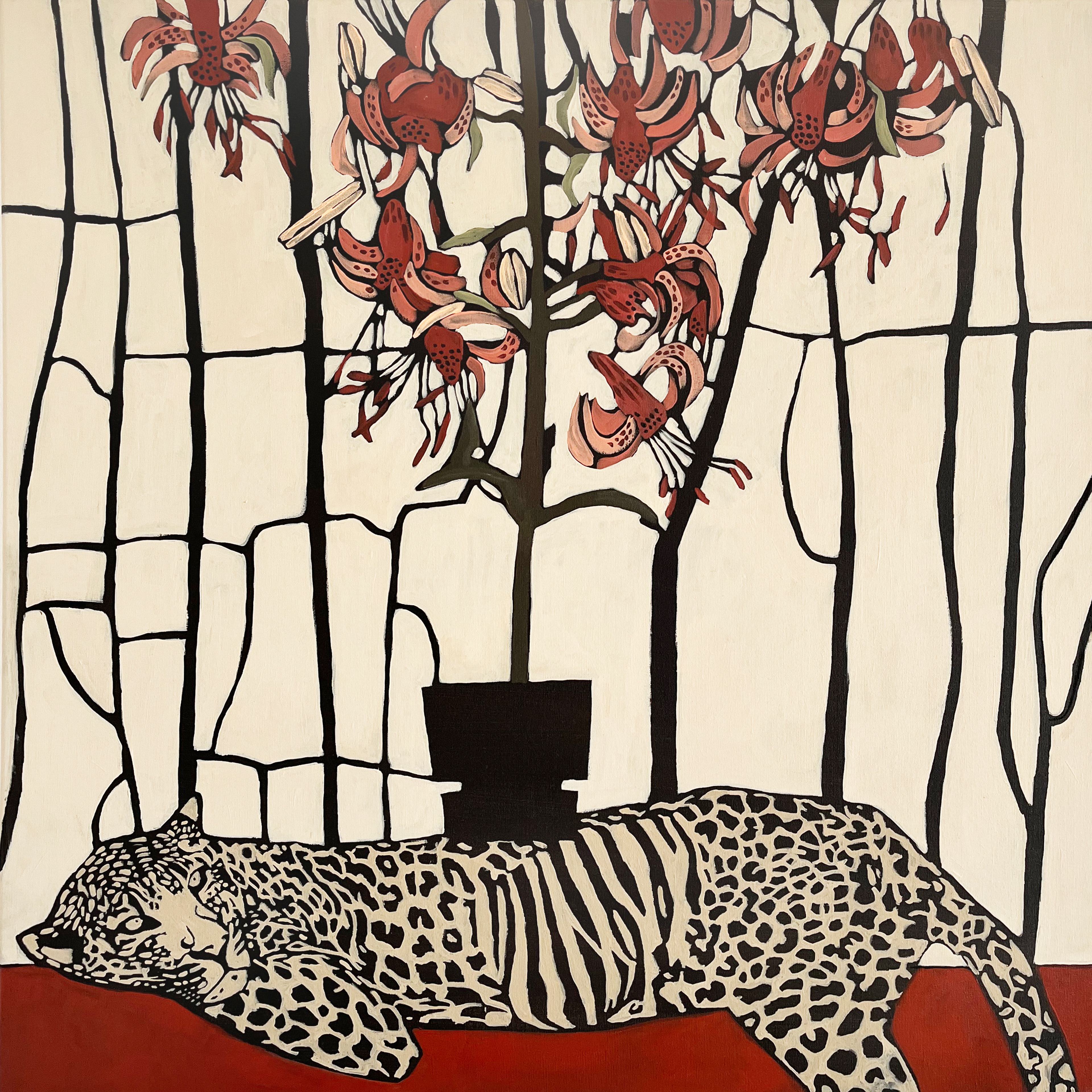 How to grow wild tiger lilies (Sarjasta Concrete ZOO), 2021 - MYYTY / SOLD