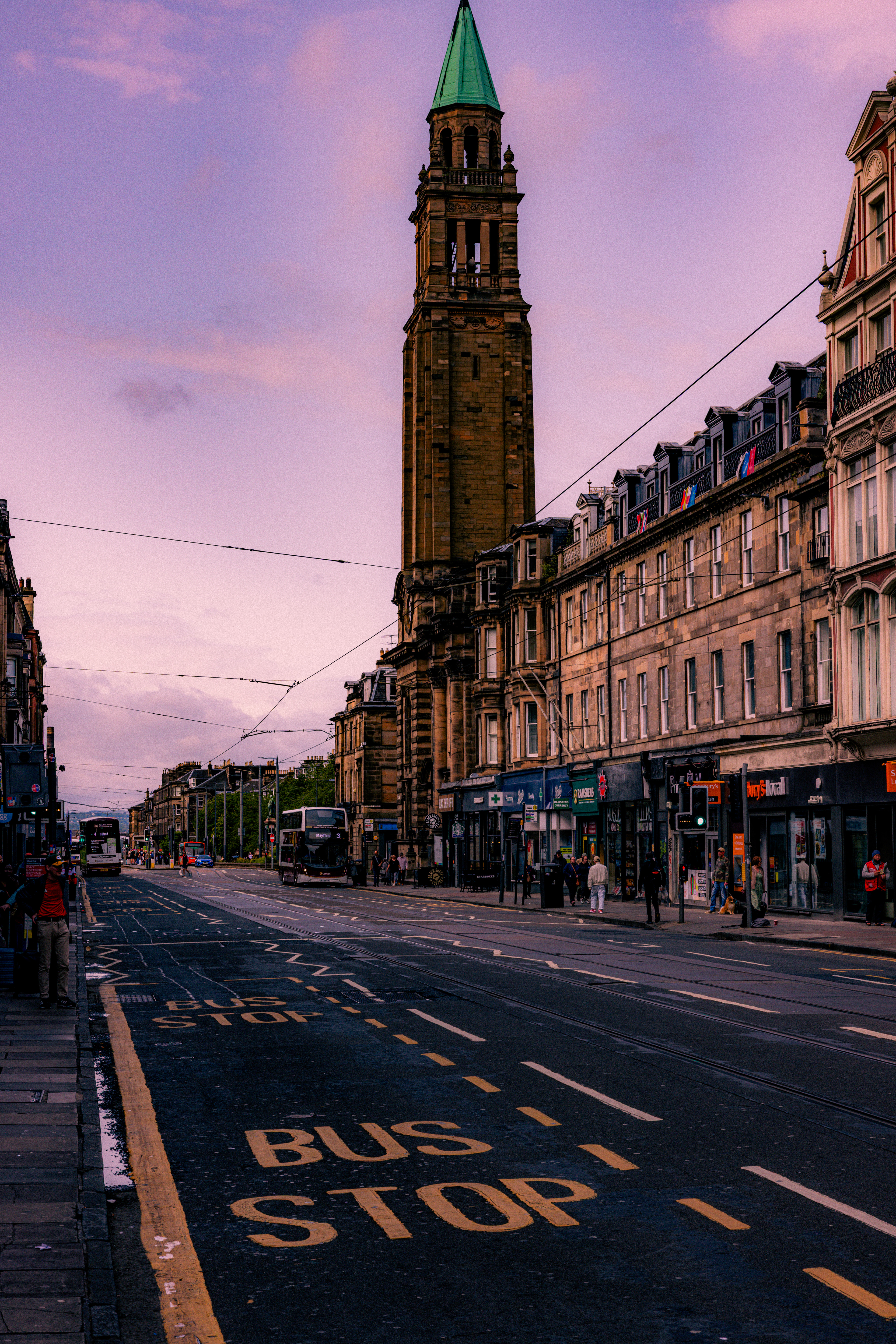 Princess street, Edinburgh, Scotland