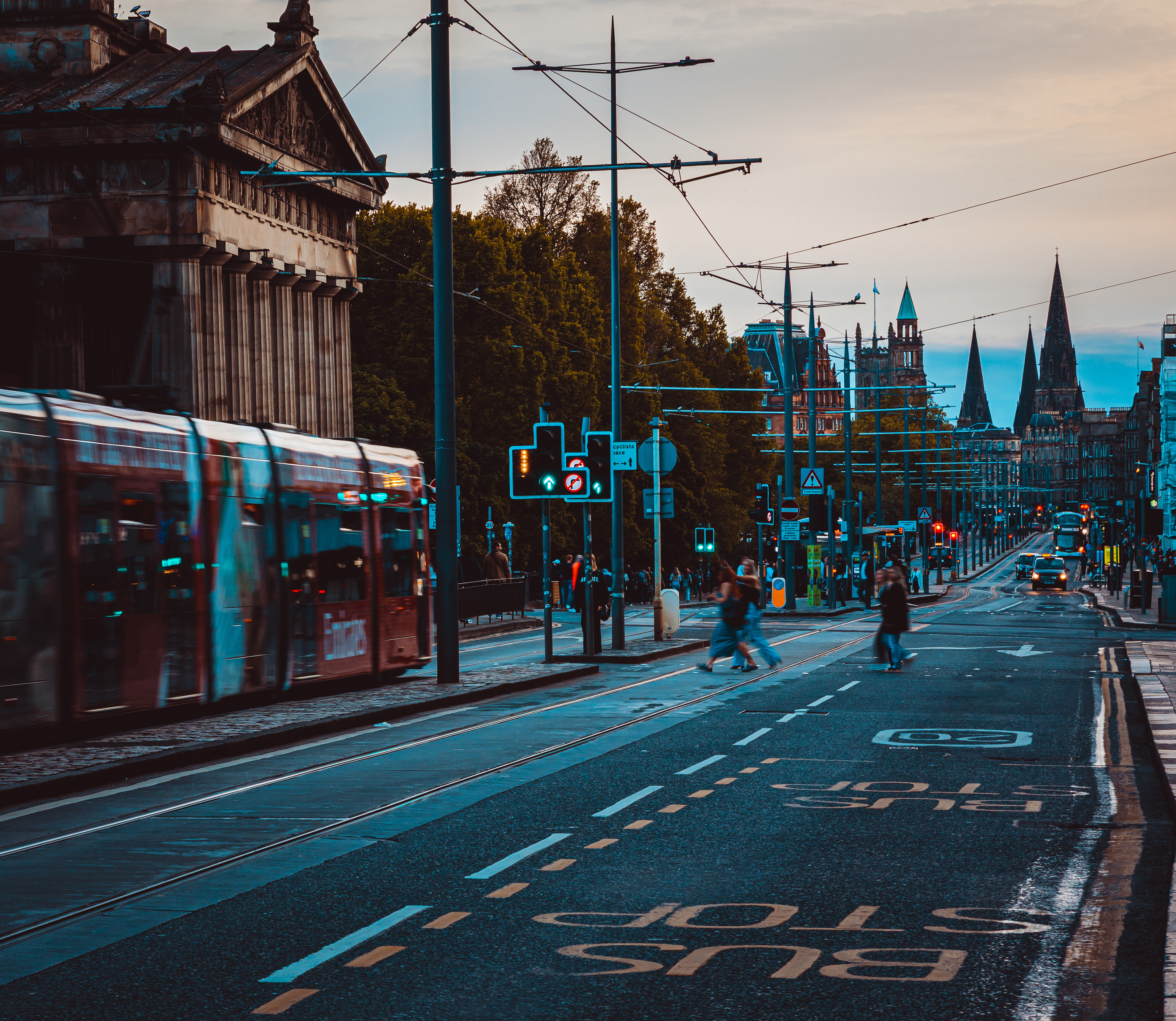 Princess street, Edinburgh, Scotland