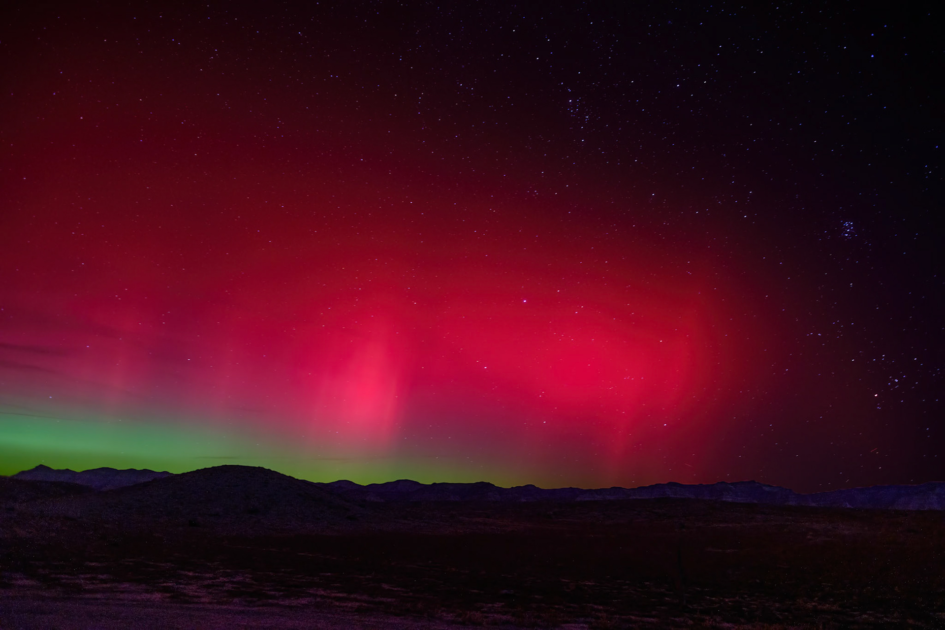 Aurora Borealis, North Fruita Desert, CO