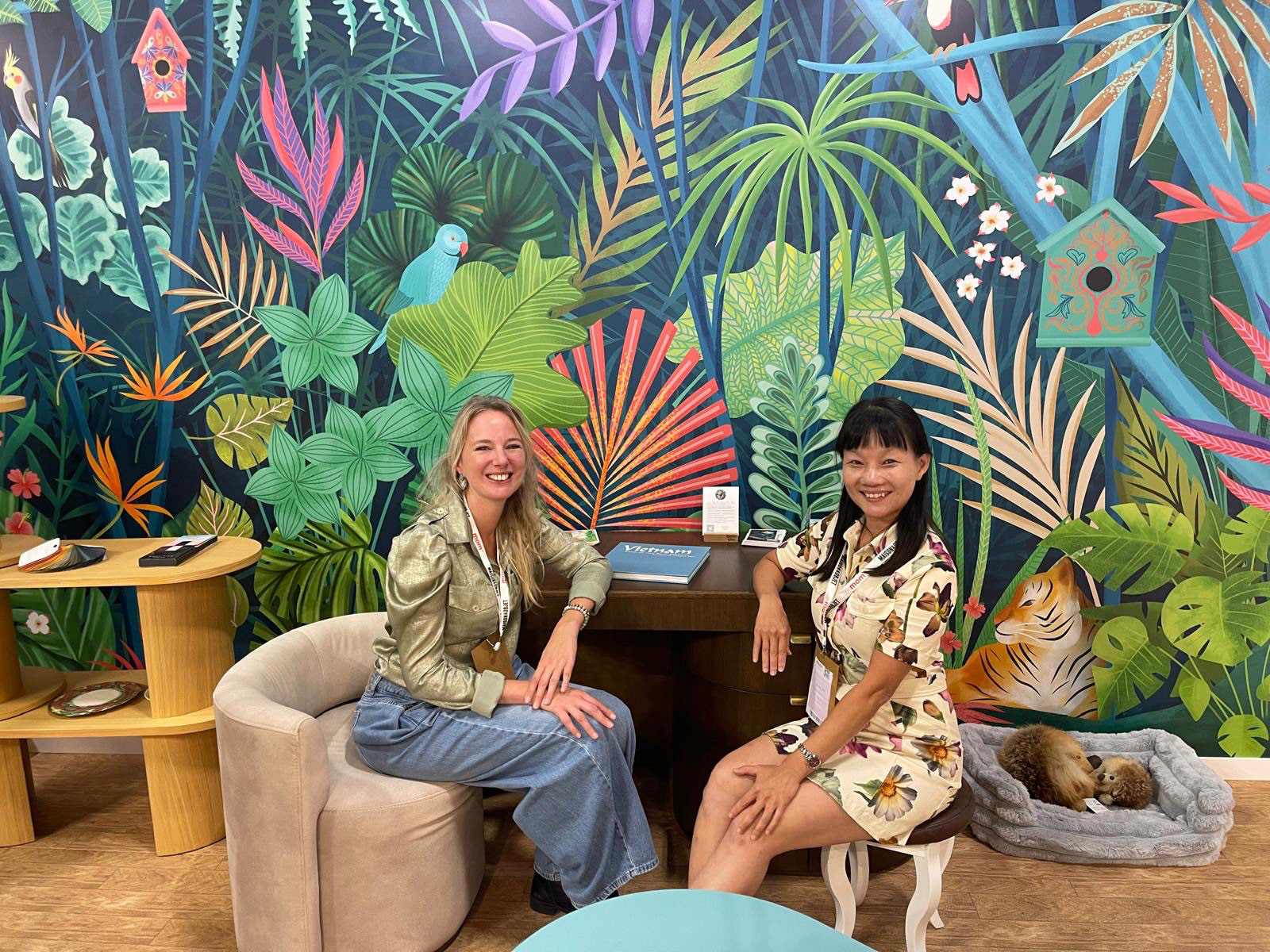 Aurélie Dève et Joyce (Pei Pei) Lee de Hévéa House