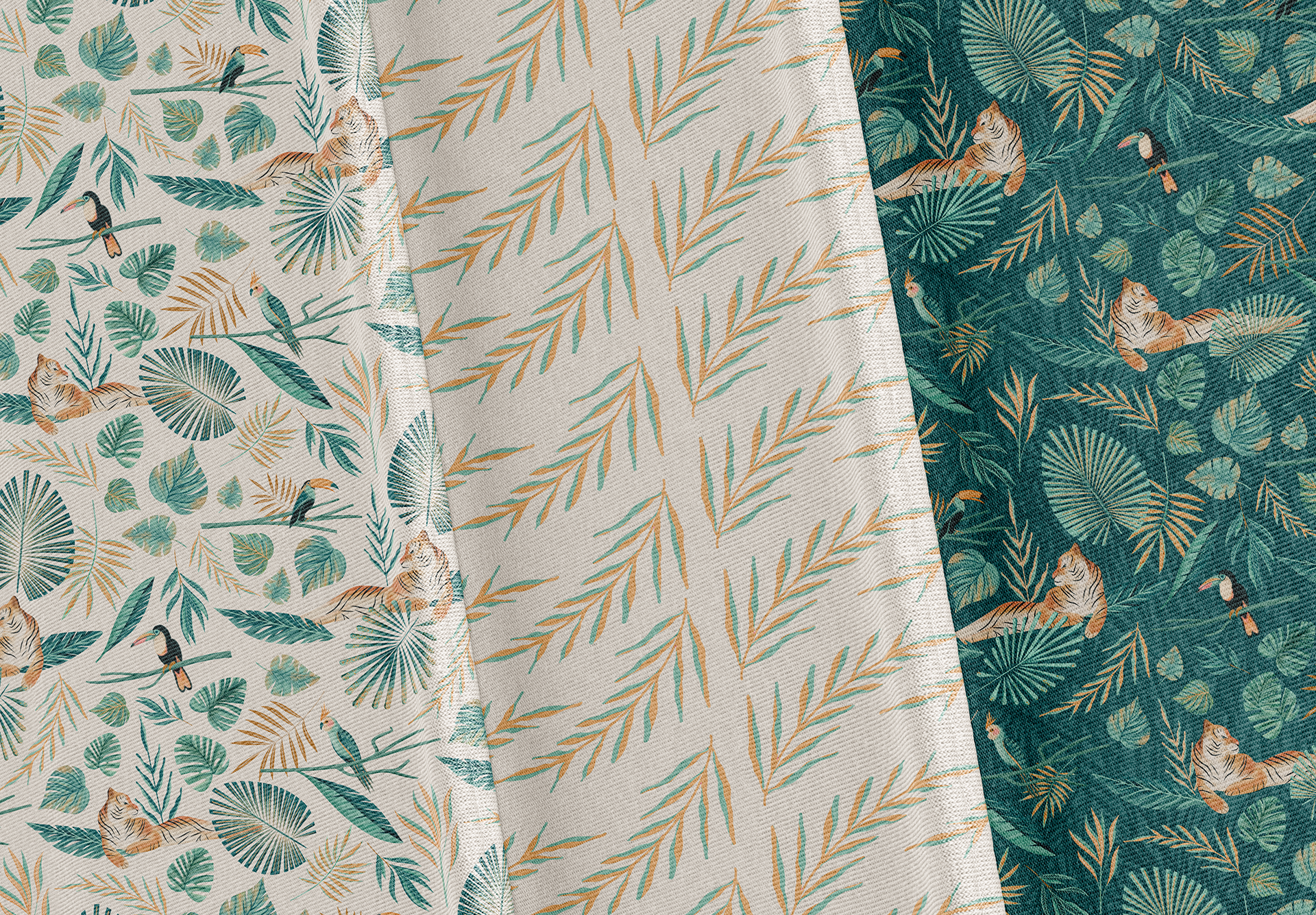Collection de motif imprimé sur tissu