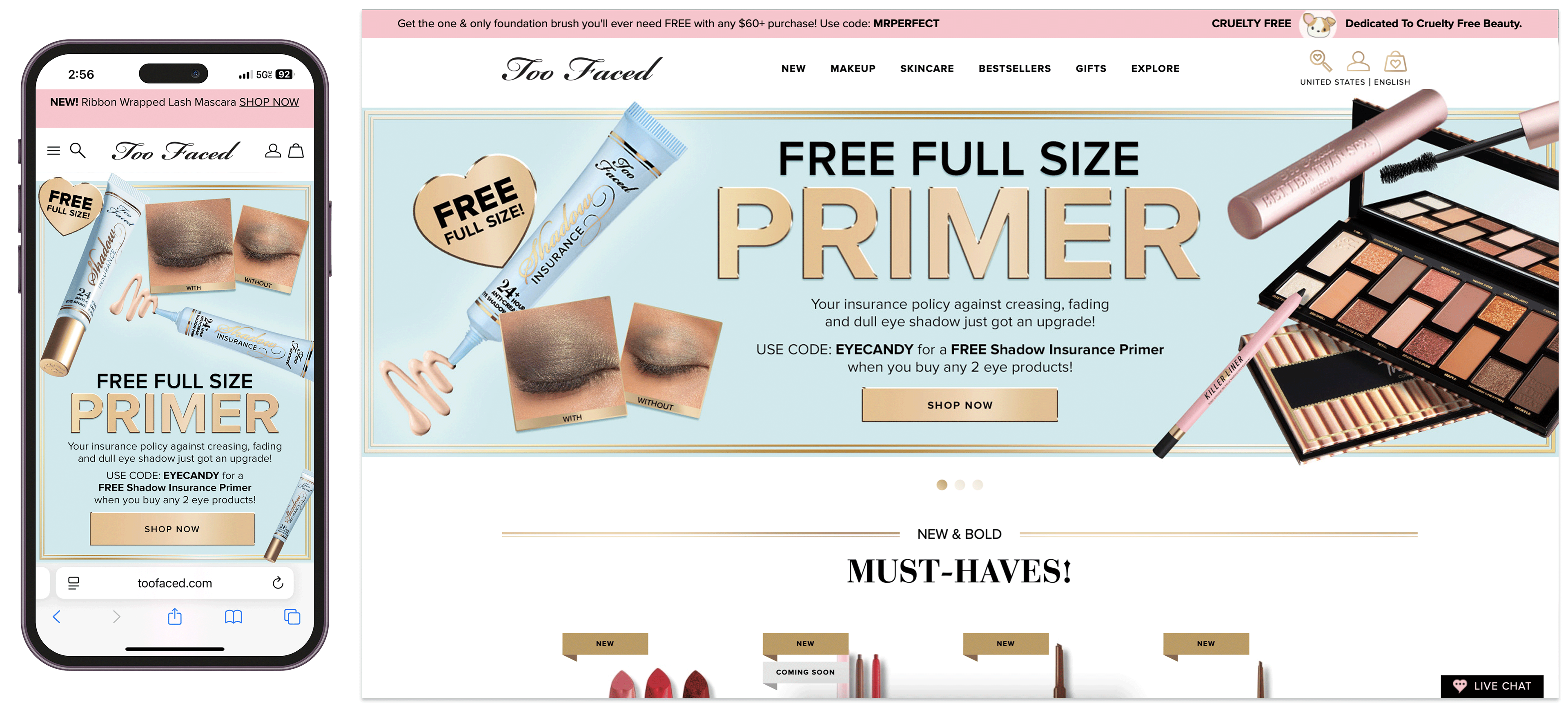 Eyeshadow Primer Banners
