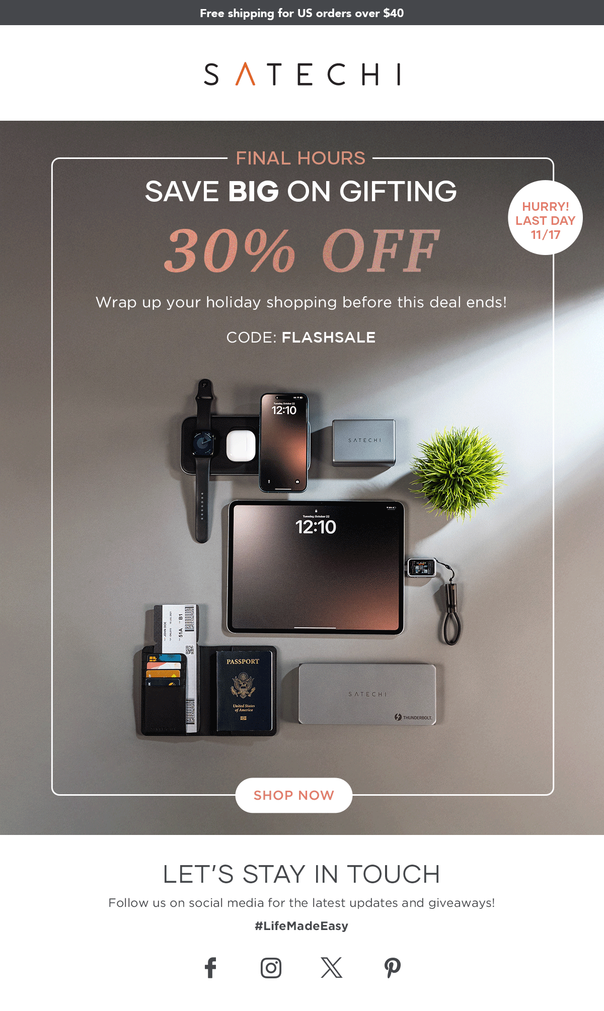Black Friday/Cyber Monday promotion