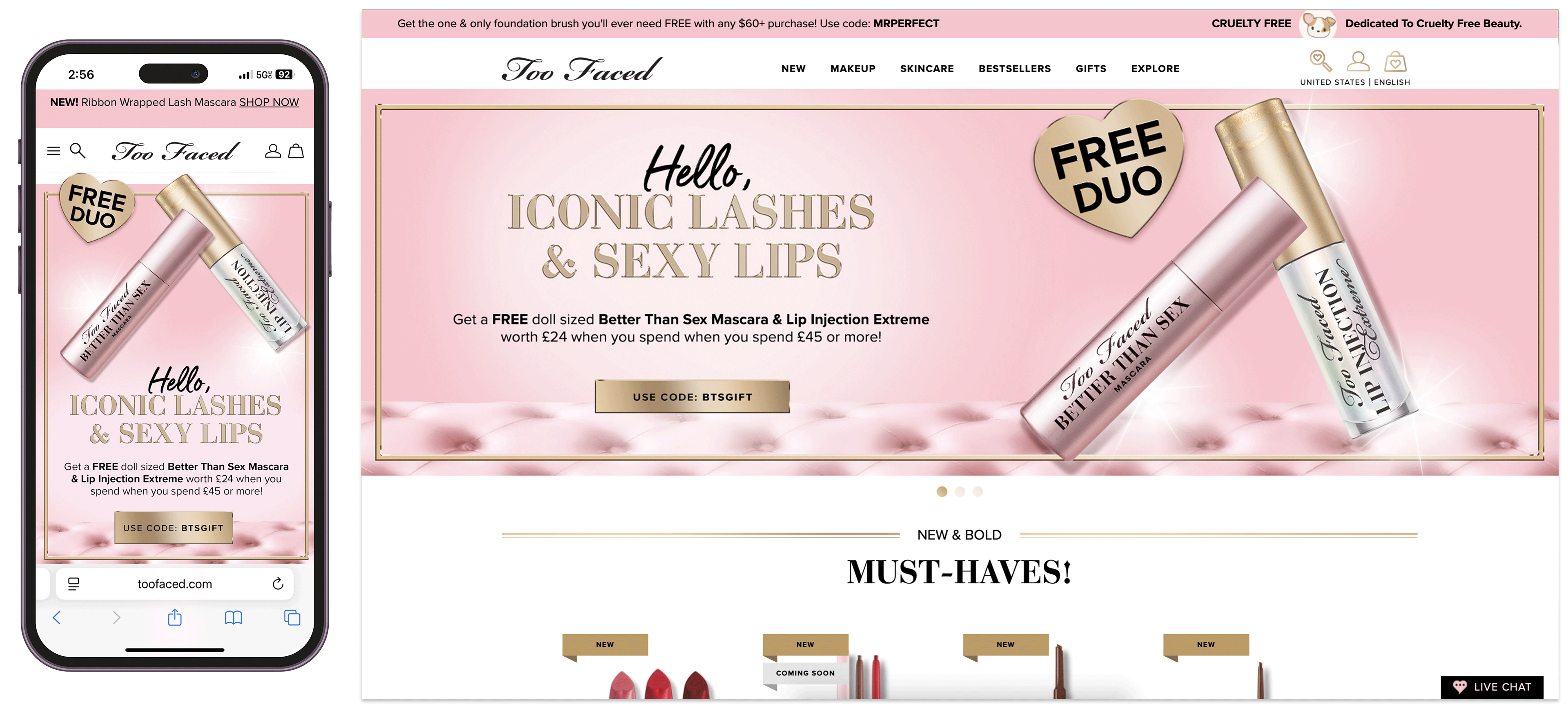 Lash & Lip Duo Banners