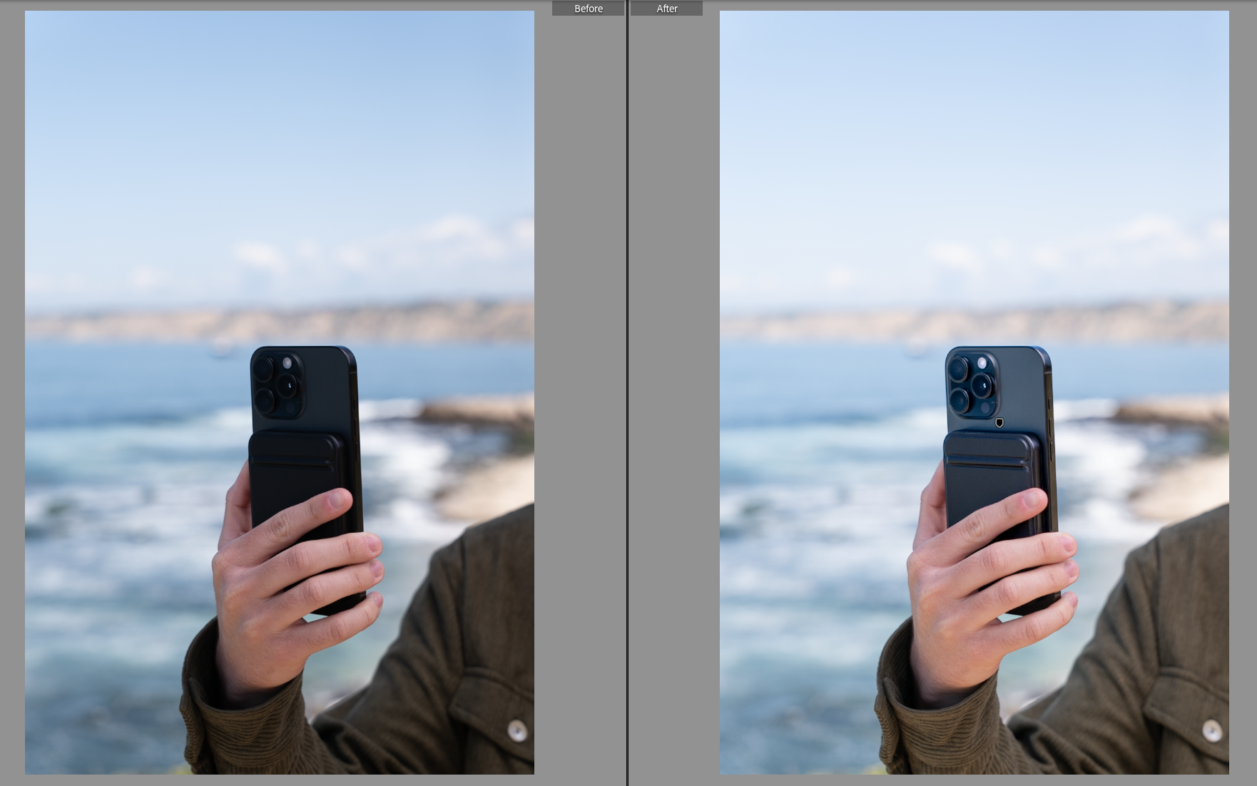 Edited shadows and lighting to better showcase the product