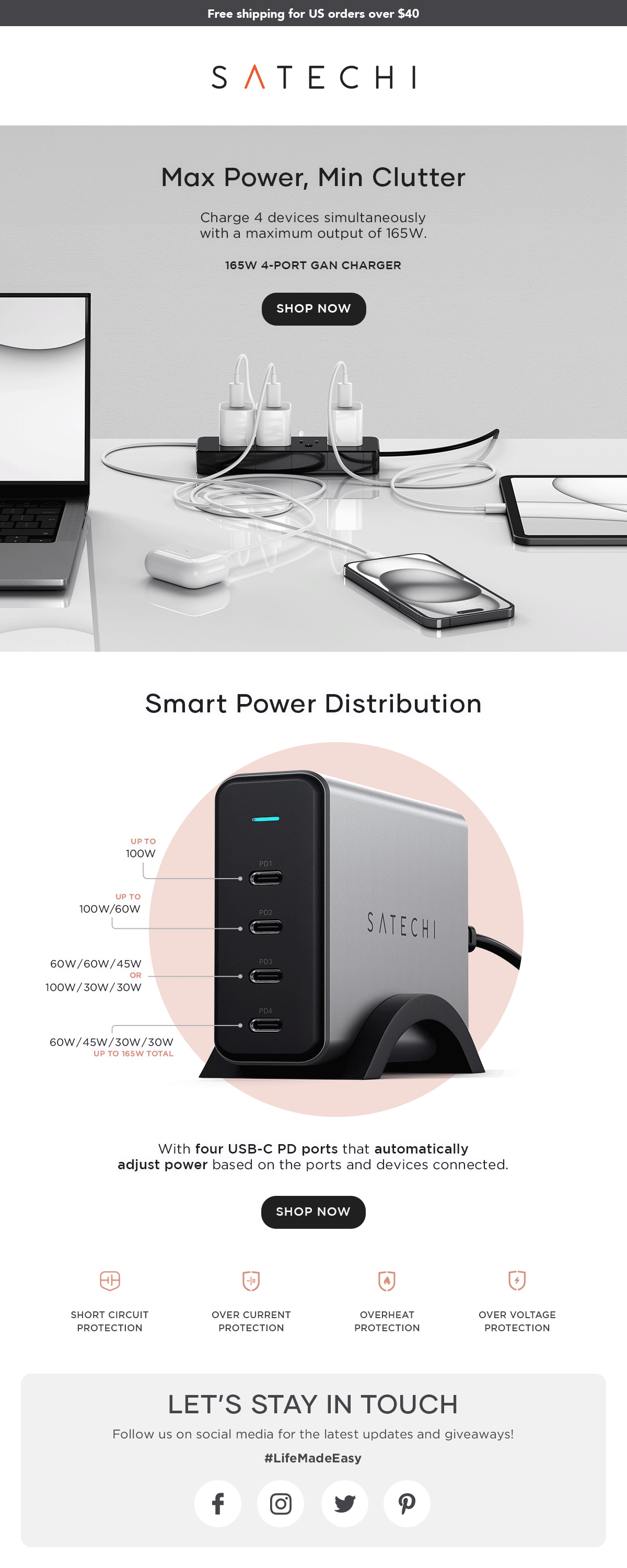 Simple animation, strong impact showcasing product benefit