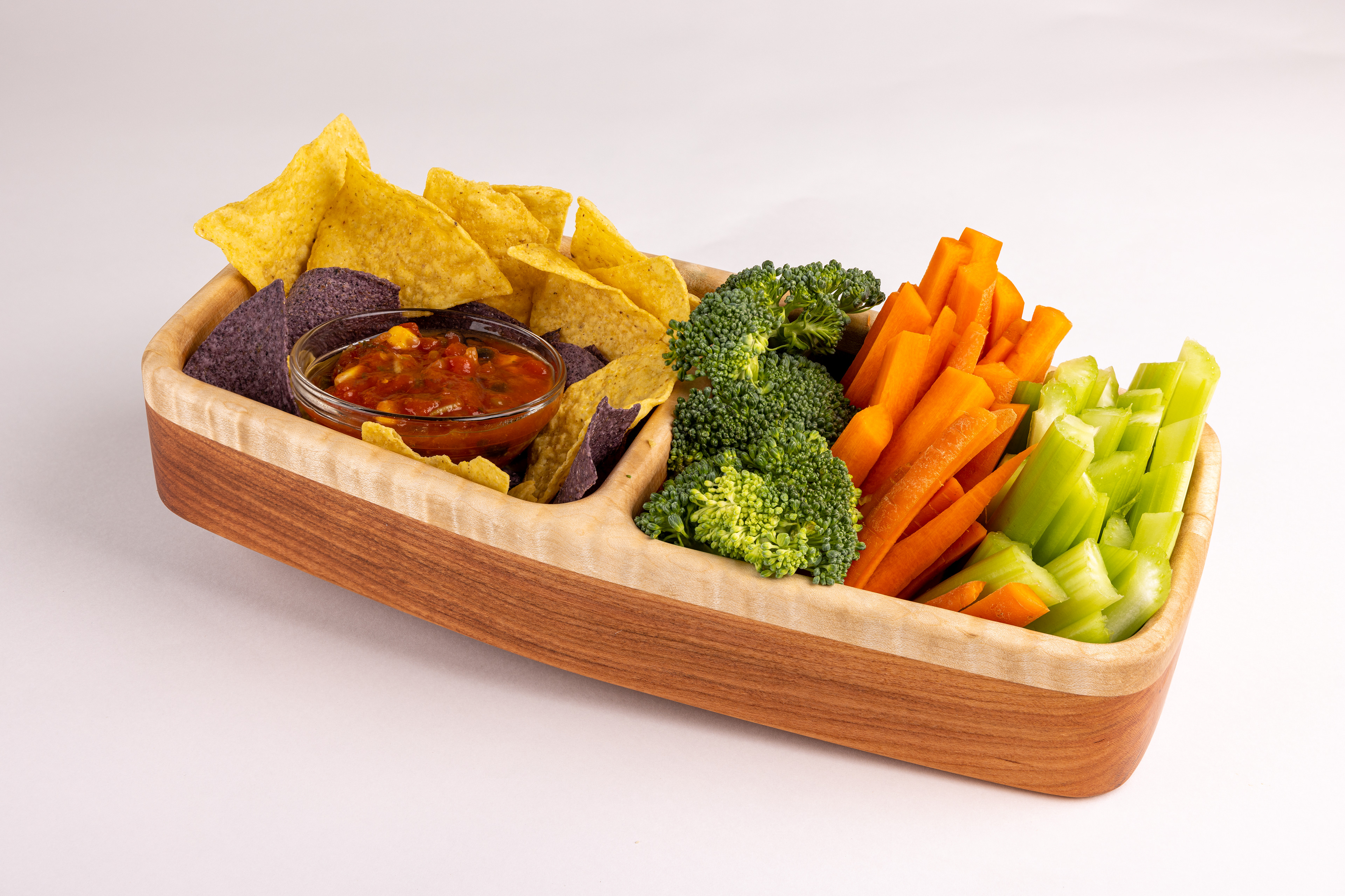 Small Appetizer Bowl in Cherry and Maple