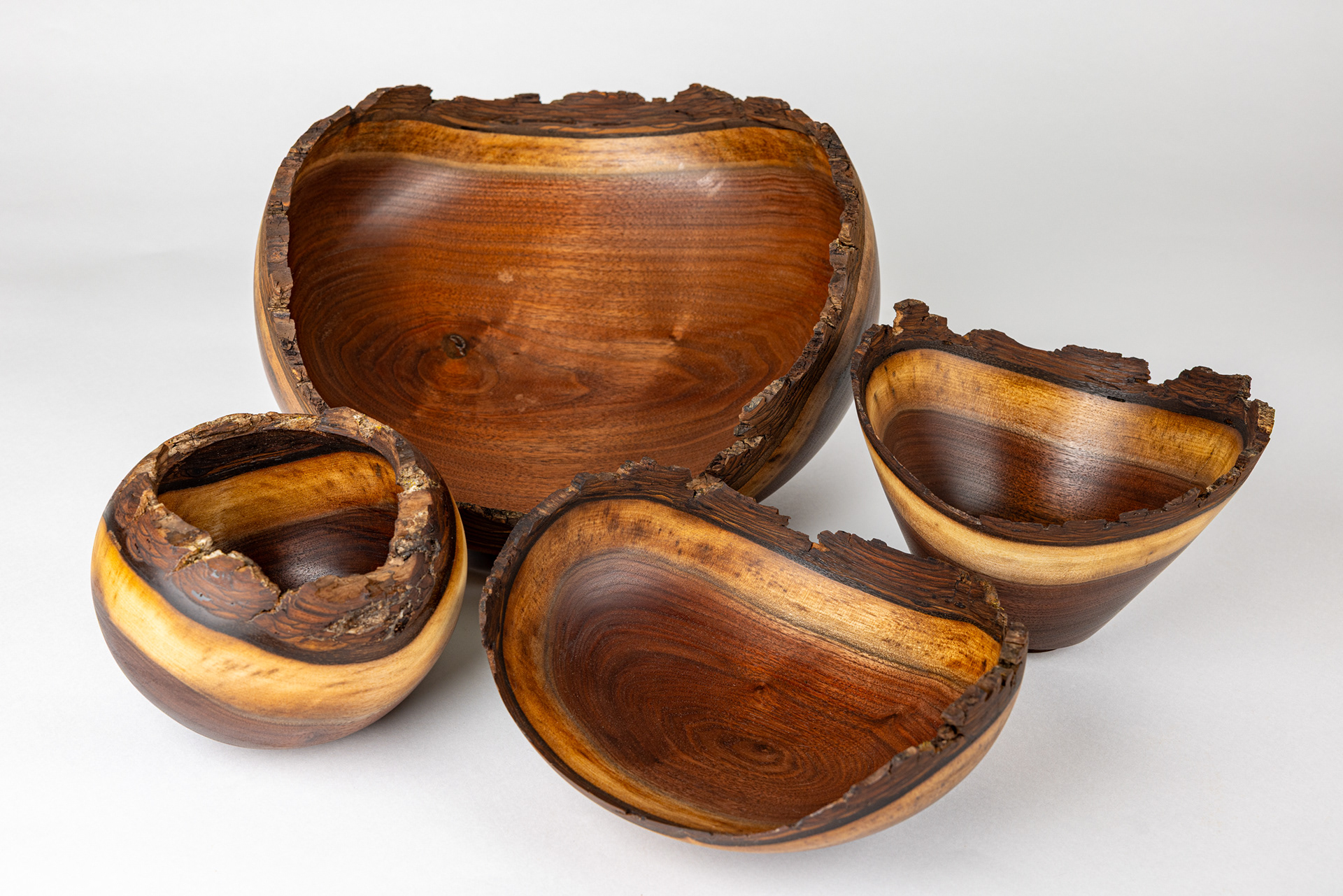 Live Edge Walnut Bowls