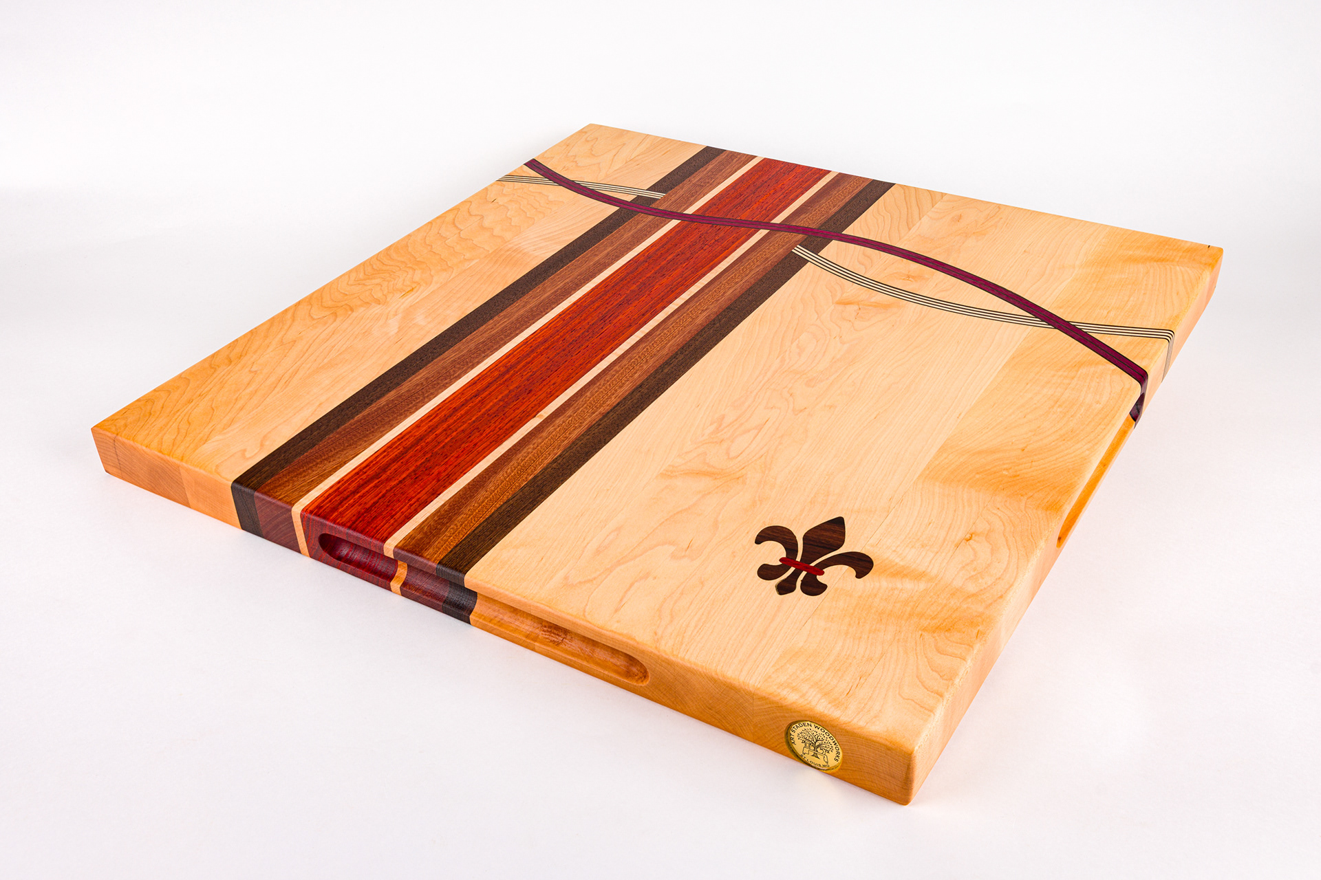 Wood Weave Cutting Board, extra large 24 x 22"