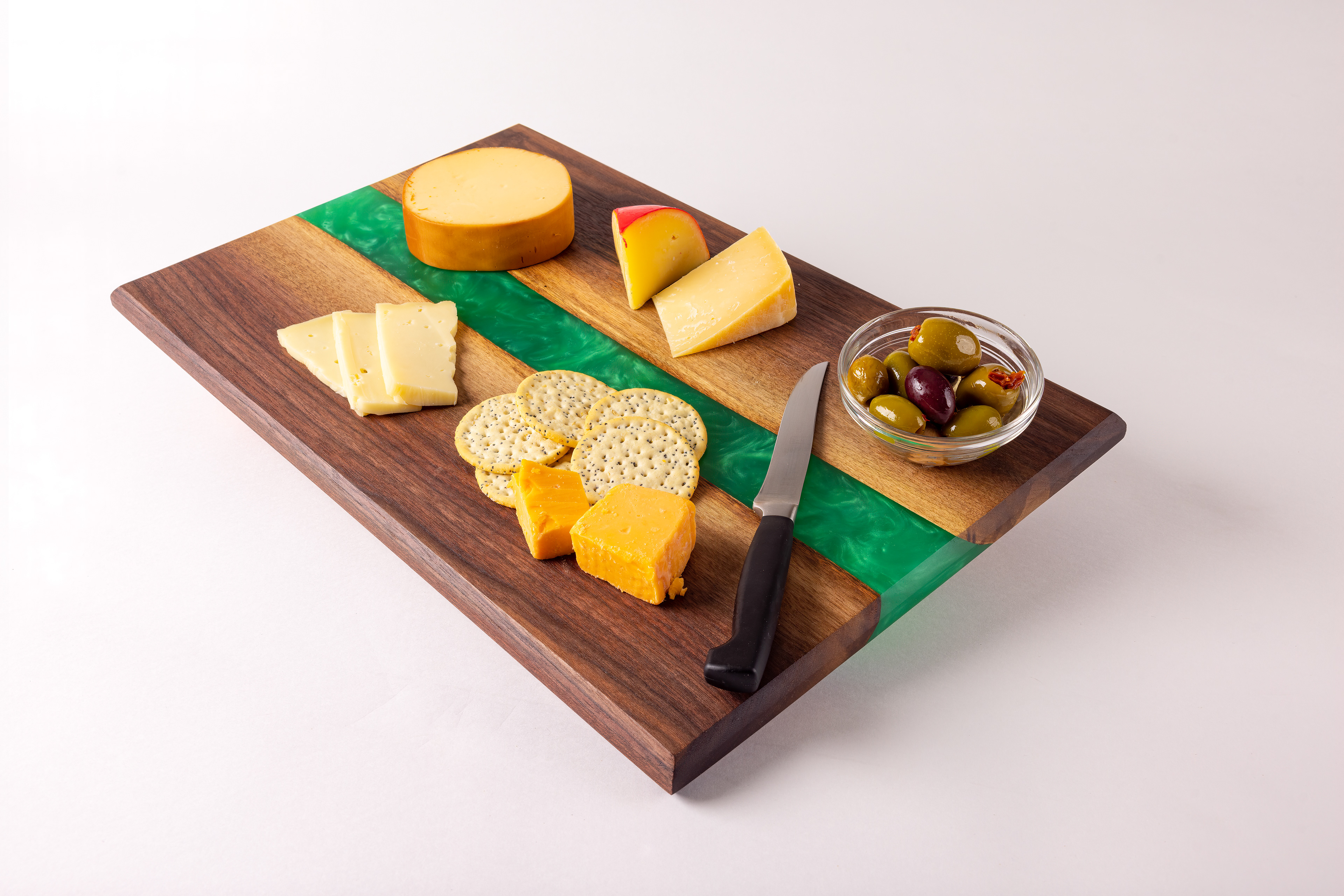 Epoxy Charcuterie Board in Walnut