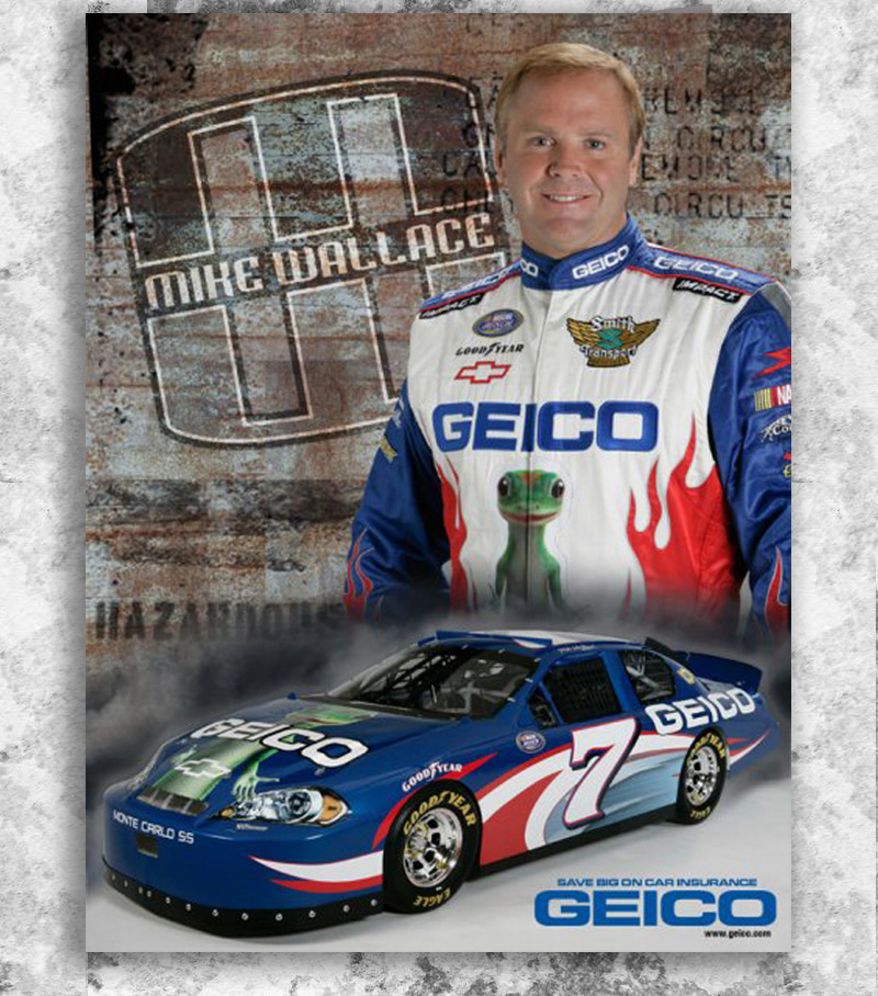 Mike Wallace Geico Poster