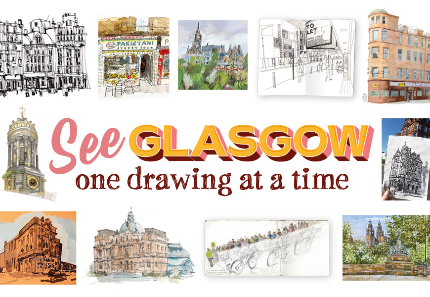 See Glasgow one drawing at a time