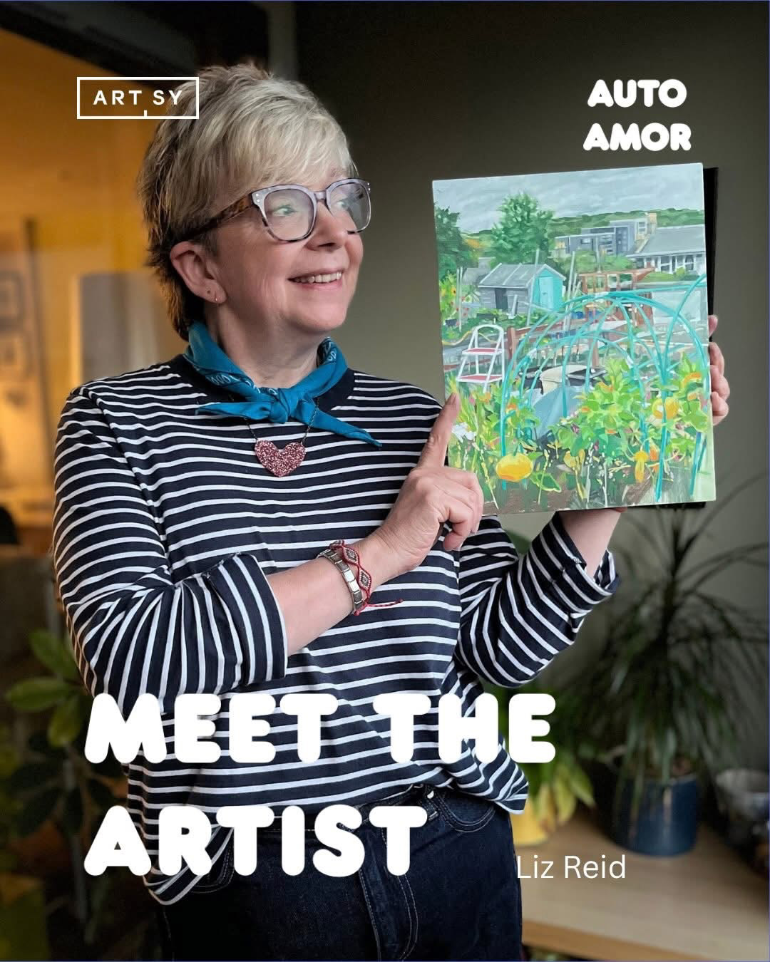 My 'Meet the Artist' photo for Auto Amor