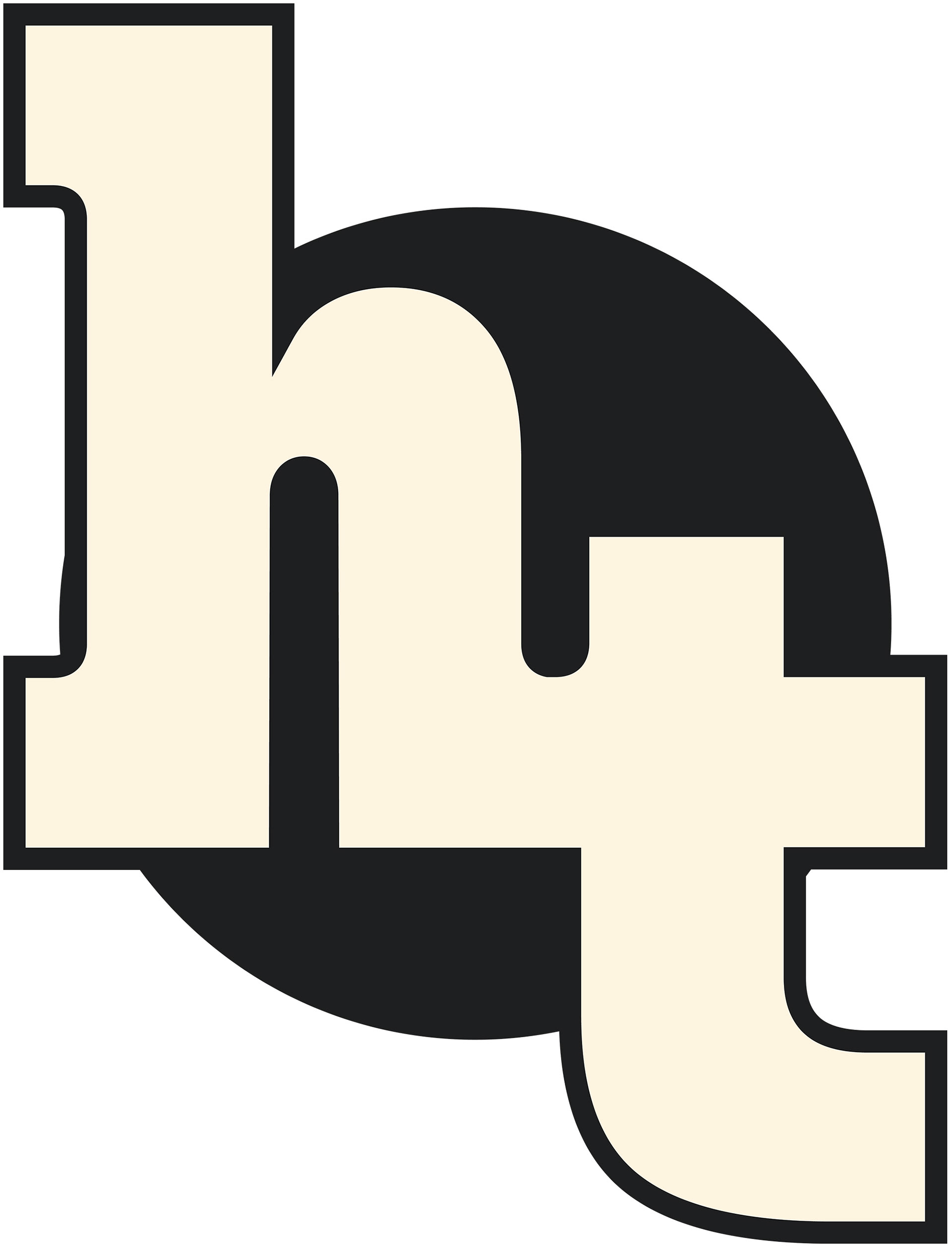 hi-top lettermark