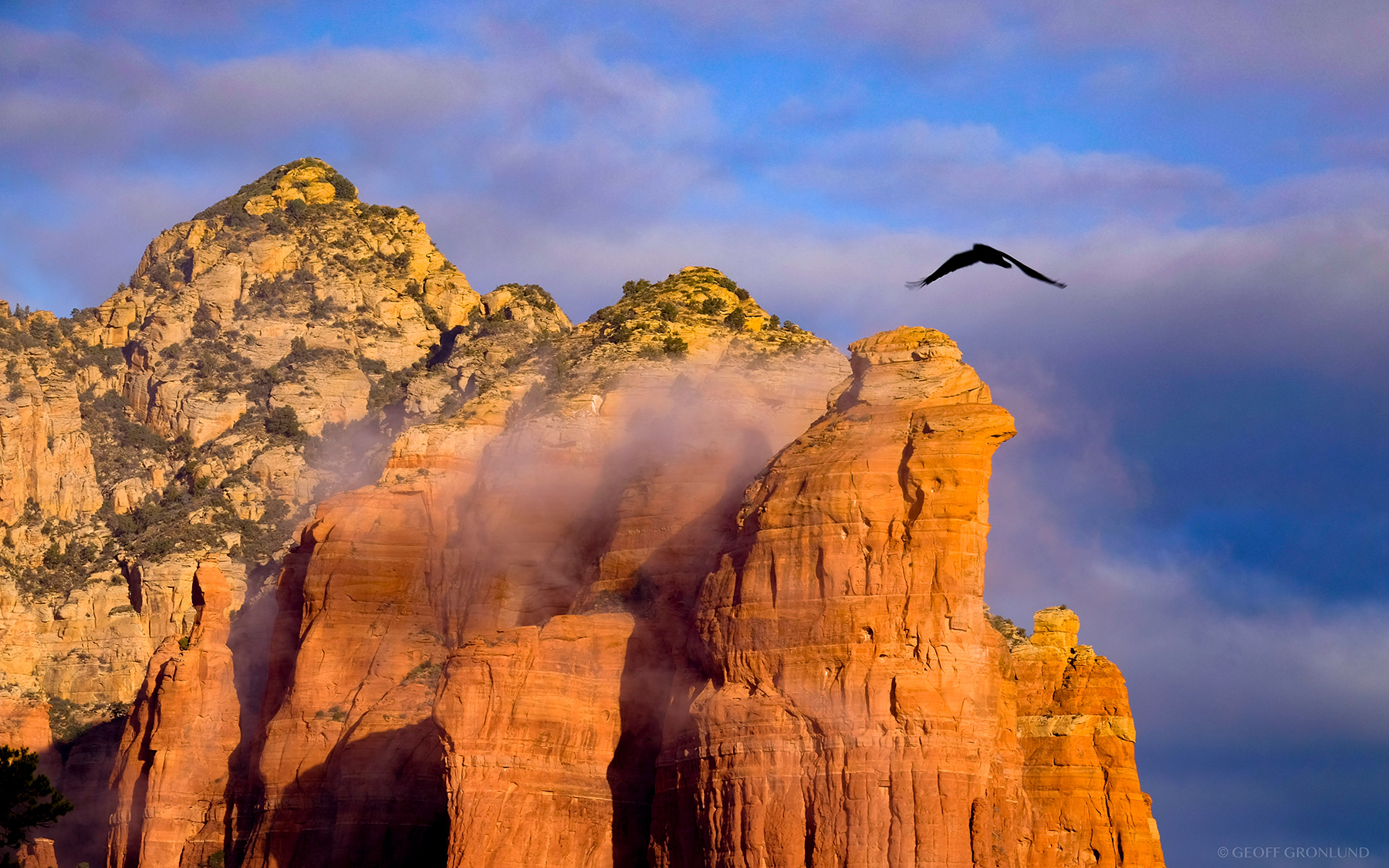 Morning Fog in Sedona, Arizona
