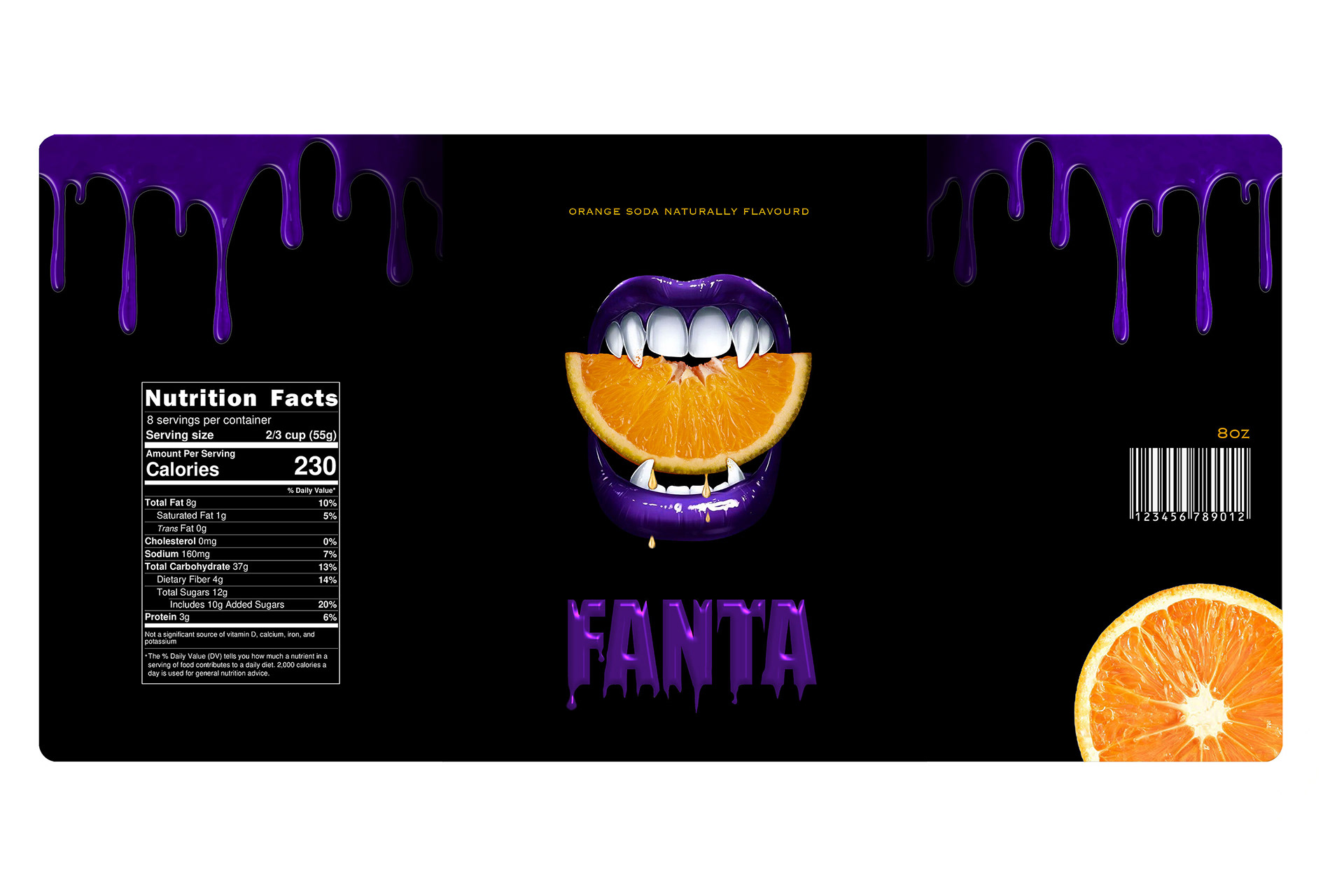 Fanta full can design