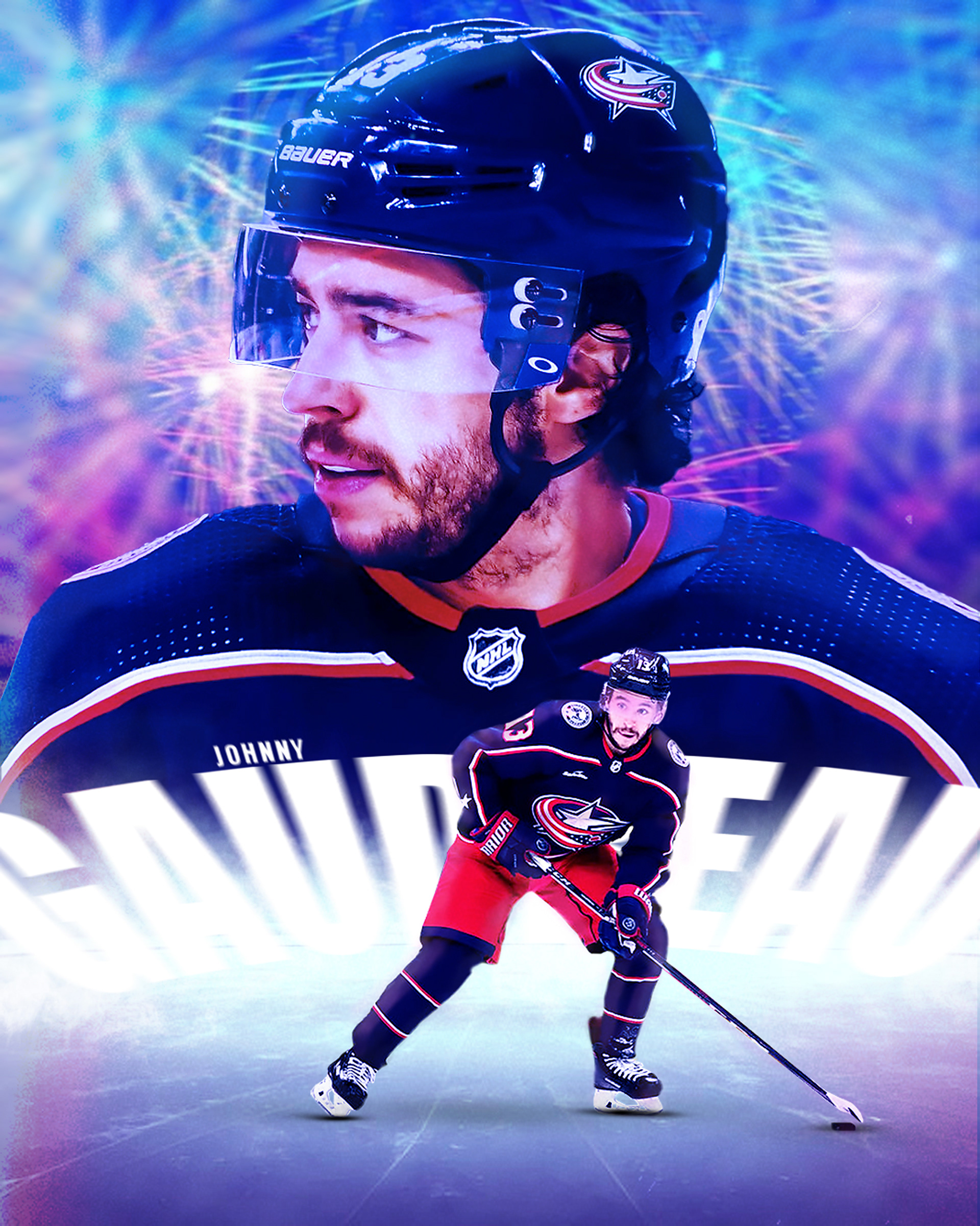 Johnny Gaudreau Poster