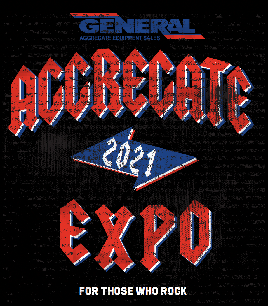 AGGREGATE CONFERENCE DESIGN WITH PLAY ON WORDS "ROCK N' ROLL"