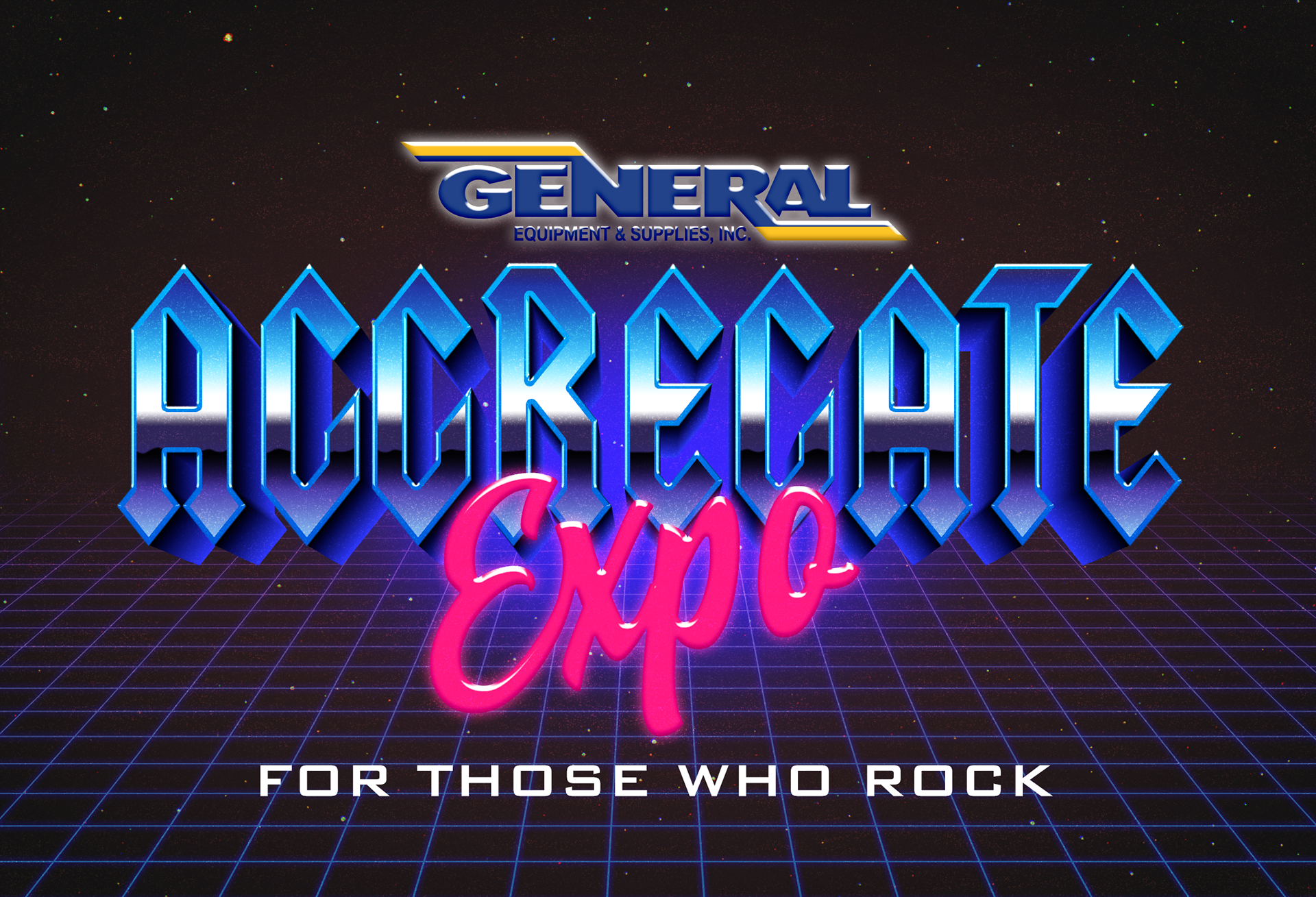 AGGREGATE CONFERENCE DESIGN WITH PLAY ON WORDS "ROCK N' ROLL"  #2