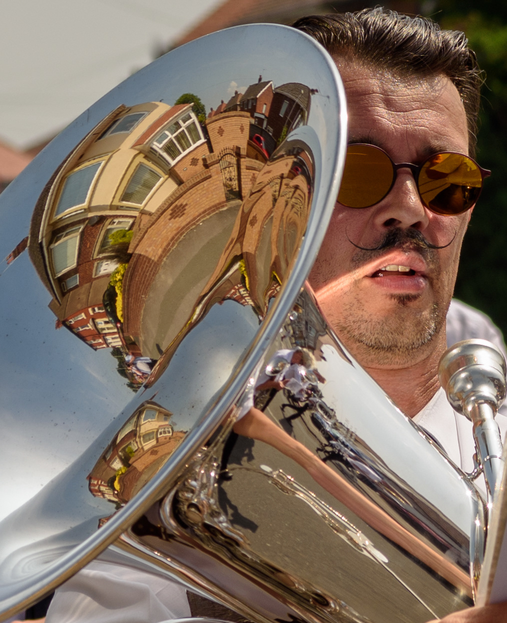 In the band...