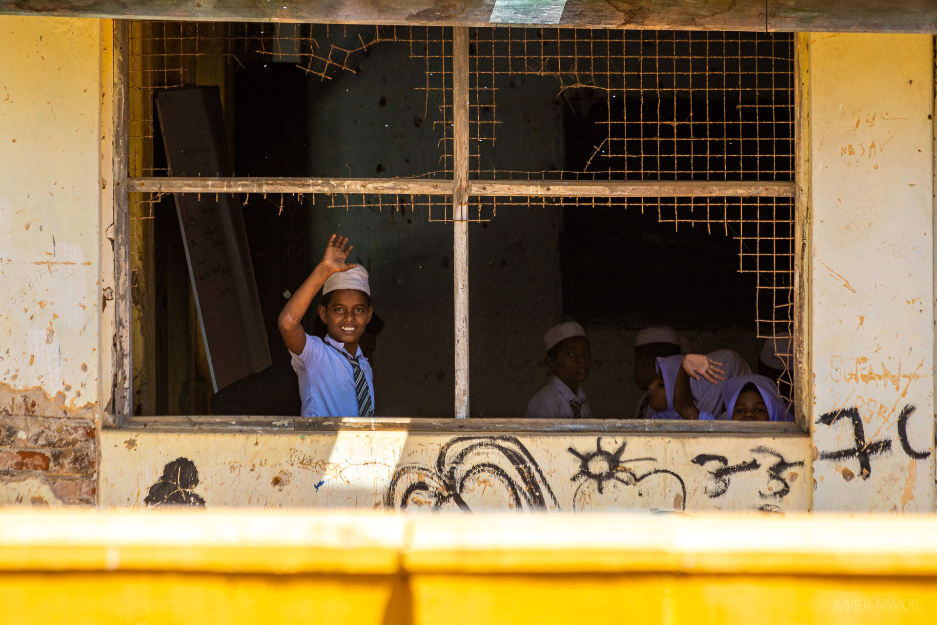 Élèves dans leur classe