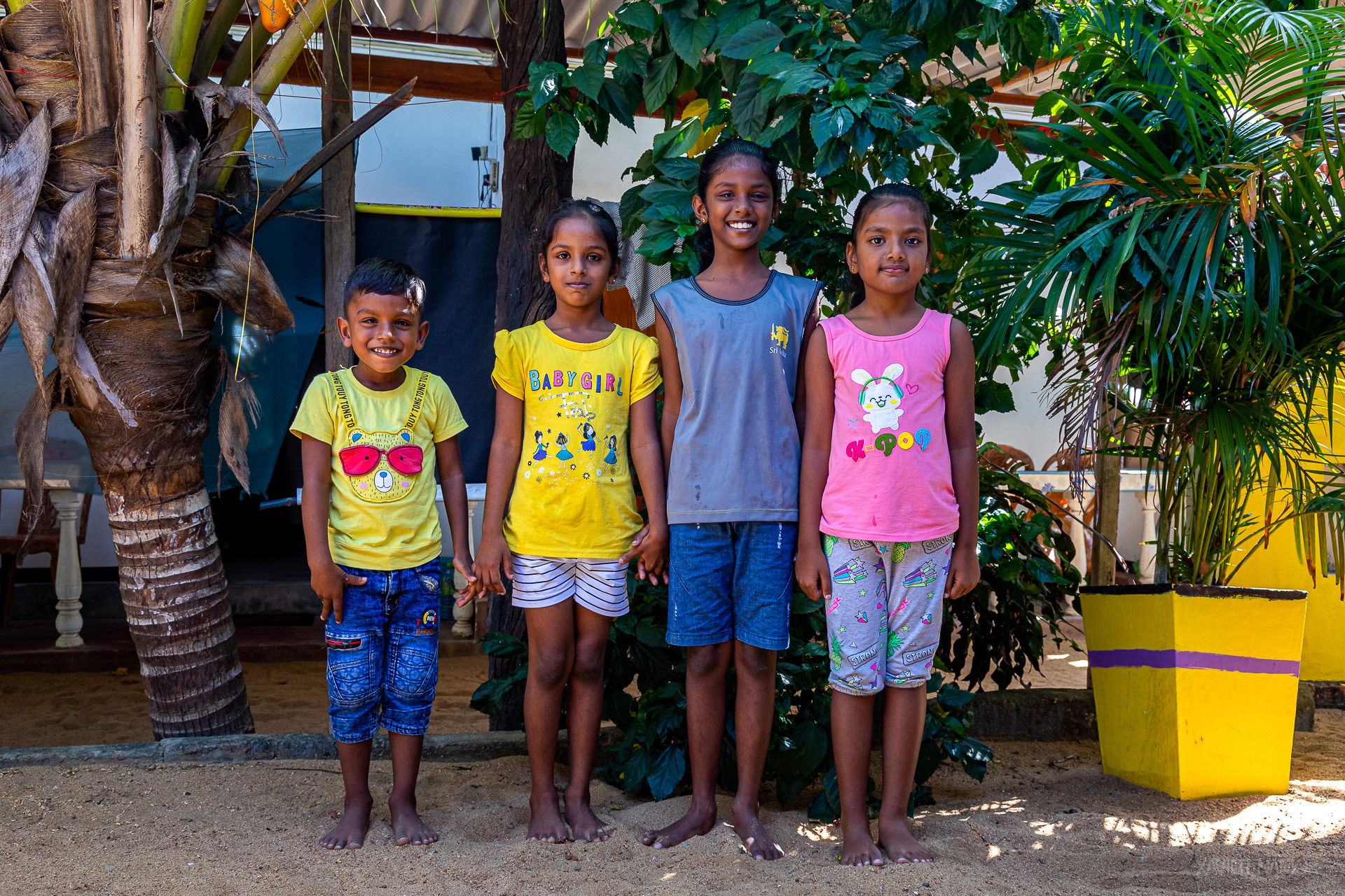 Les enfants ont toujours le sourire